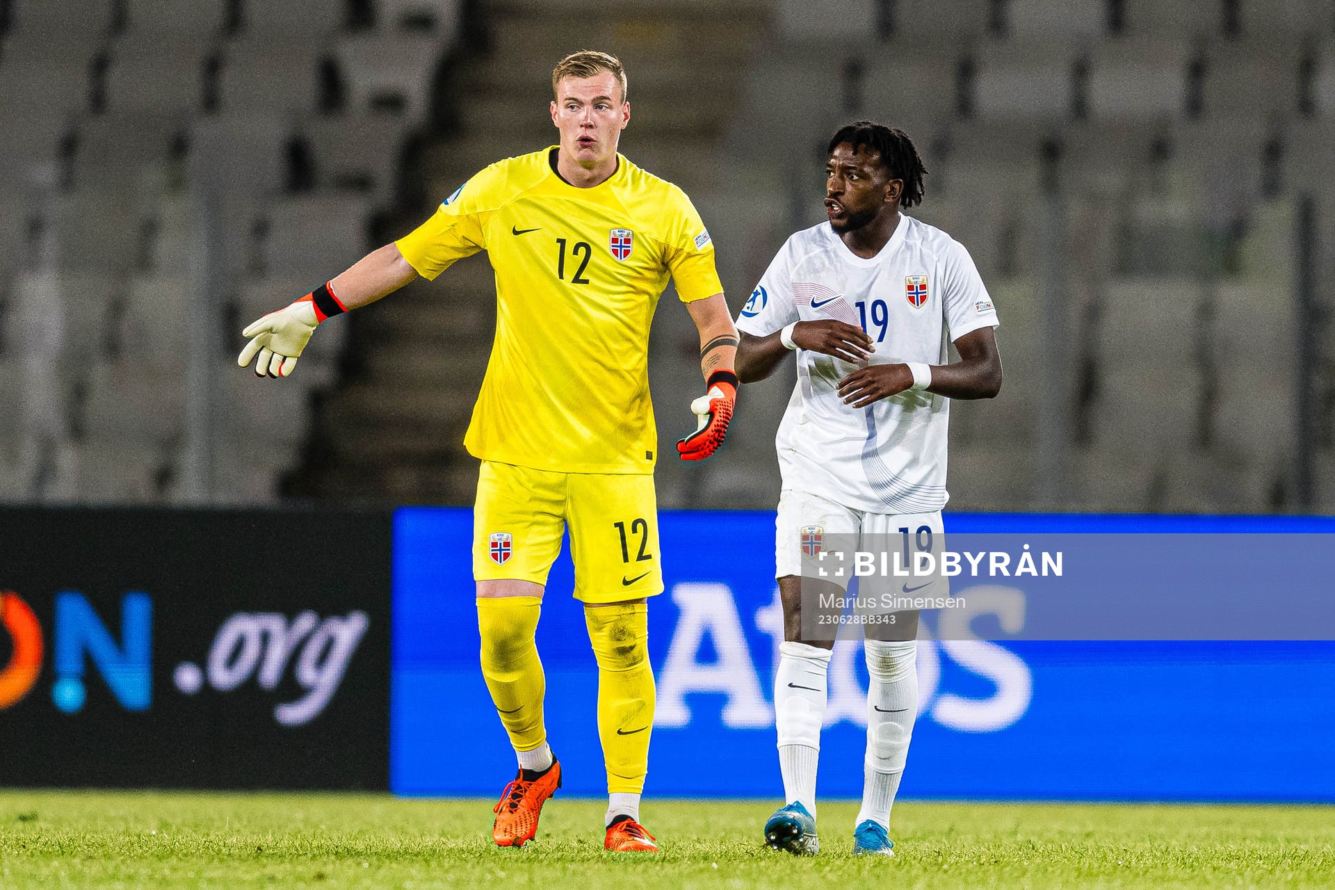 Kristoffer Klaesson and Warren Kamanzi of Norway