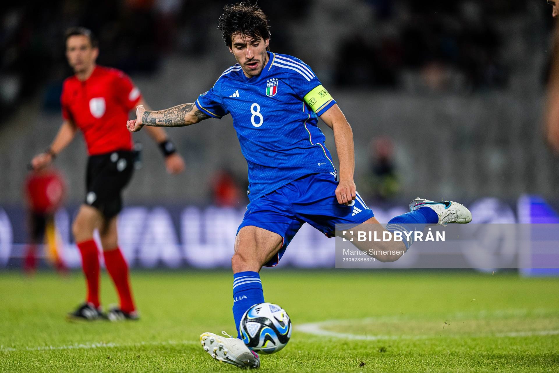 Sandro Tonali of Italy