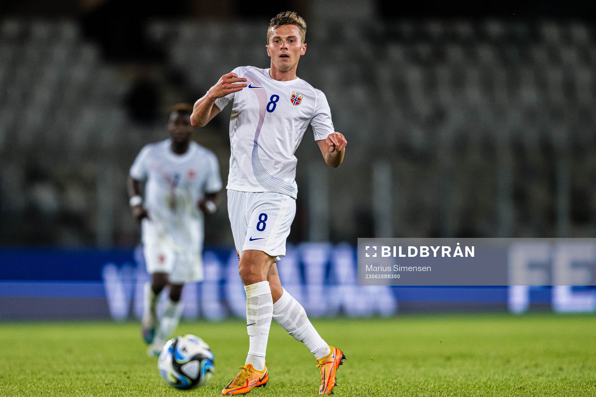 Johan Hove of Norway during the UEFA European Under-21 Championship group stage football match between Italy and Norway on June 28, 2023 in Cluj-Napoca.