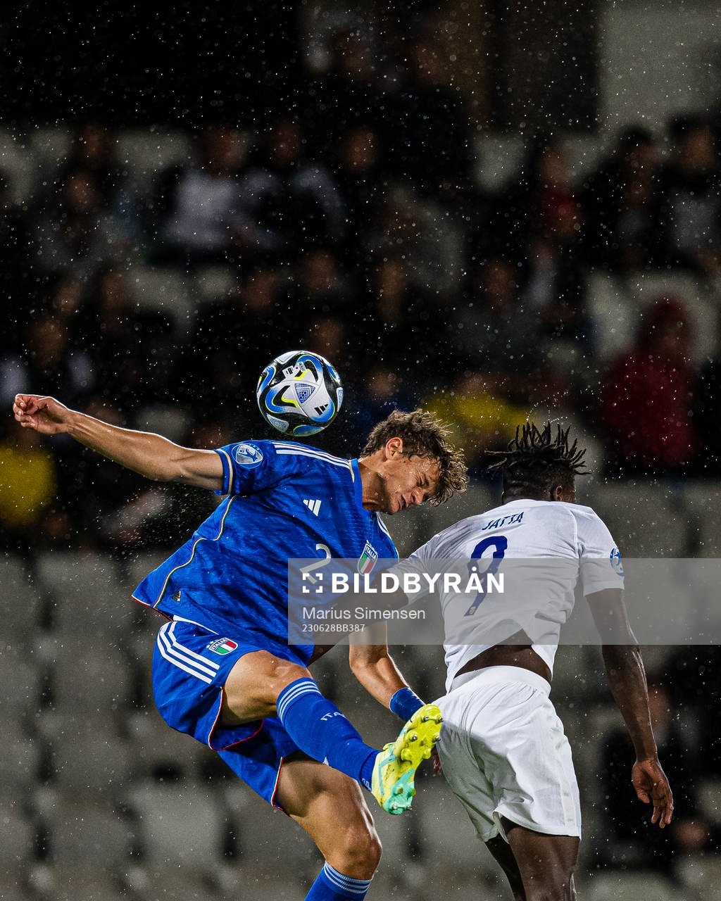 Giorgio Scalvini of Italy and Seedyahmed Tijan Jatta of