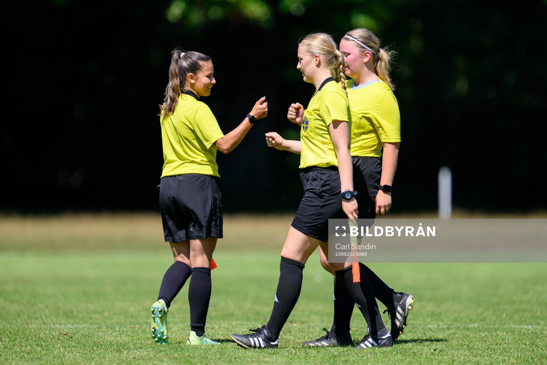 Domare Joella Salimi, Sofia Steffner och Mollie Hubertsson
