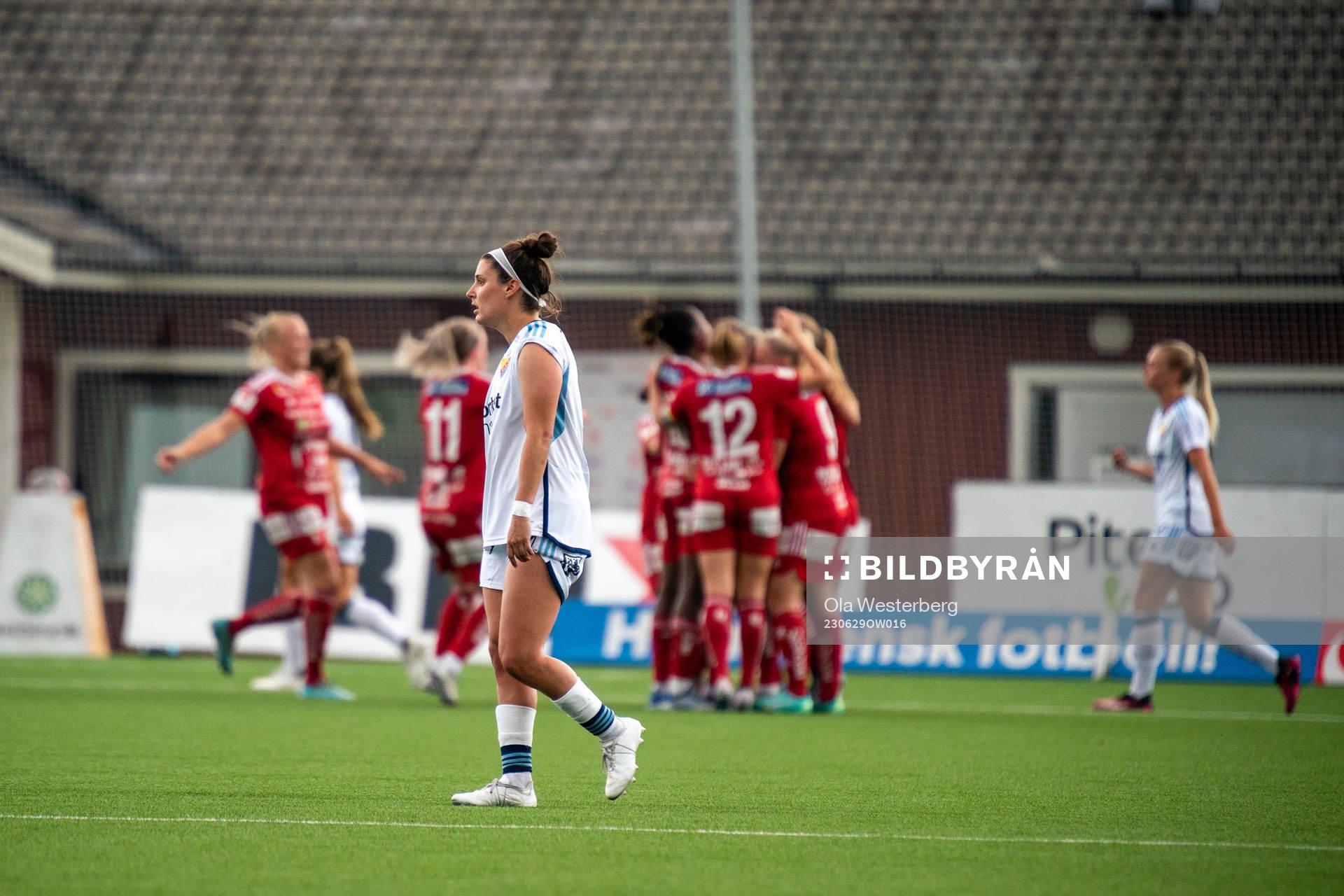 Djurgårdens Hayley Dowd deppar