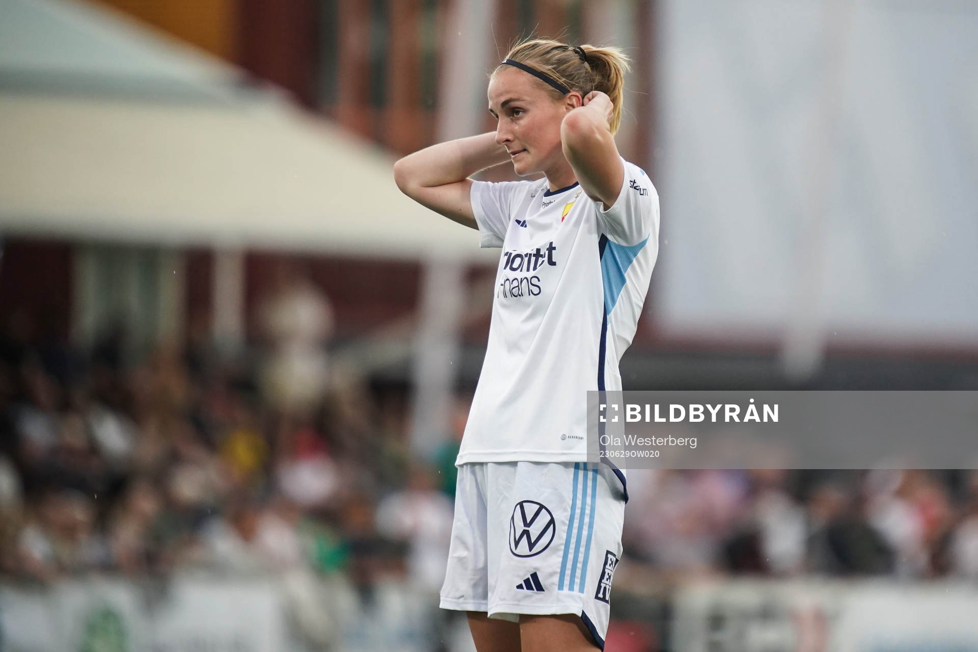 Djurgårdens Kamilla Lilhammer Karlsen deppar