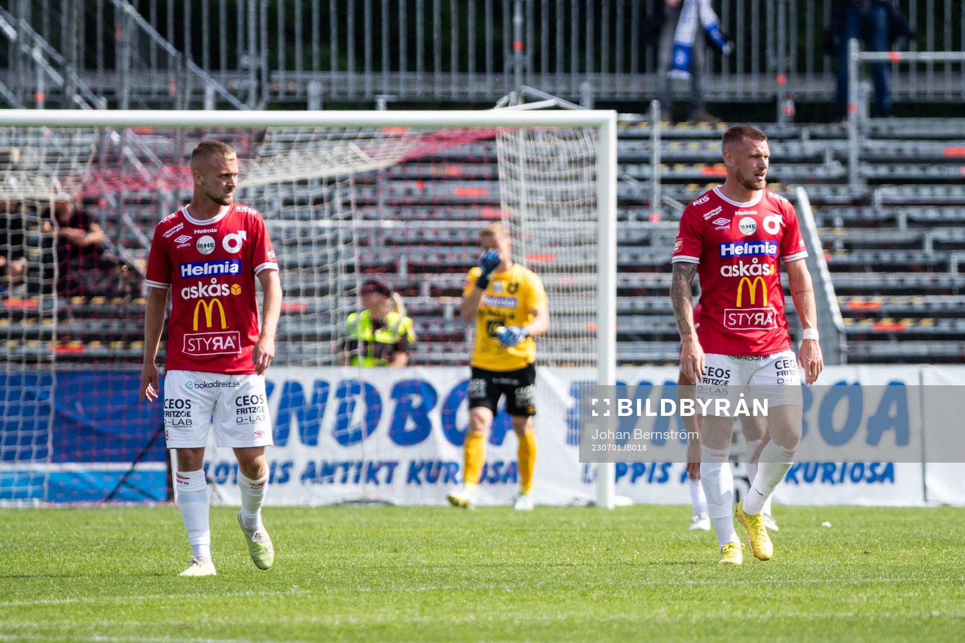 Degerfors Chriss-Albin Mörfelt och Rasmus Örqvist deppar