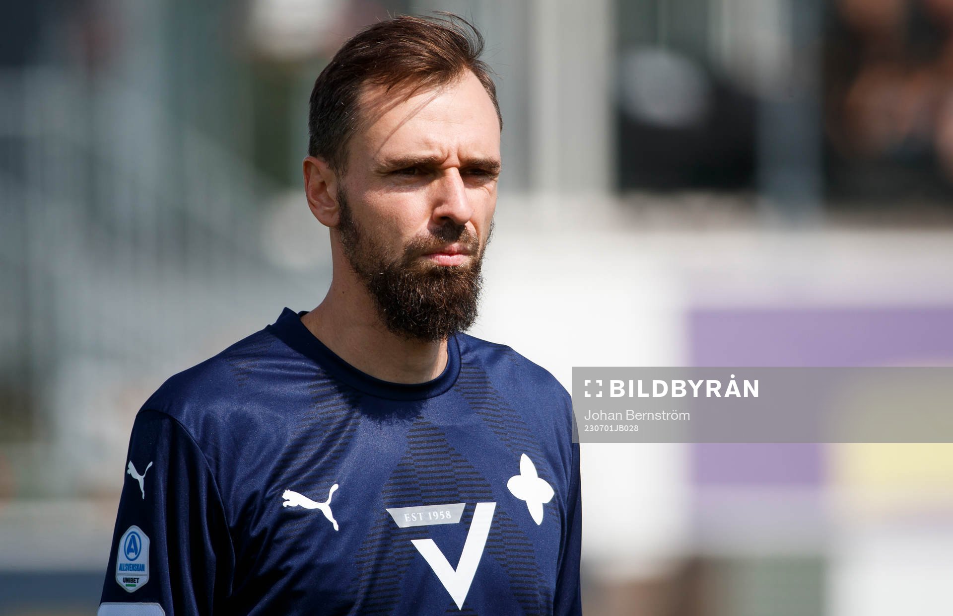 Värnamos målvakt Jonathan Ursin Rasheed