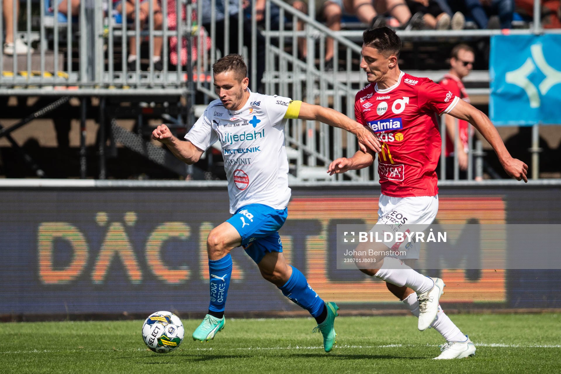Värnamos Oscar Johansson och Degerfors Seid Korac
