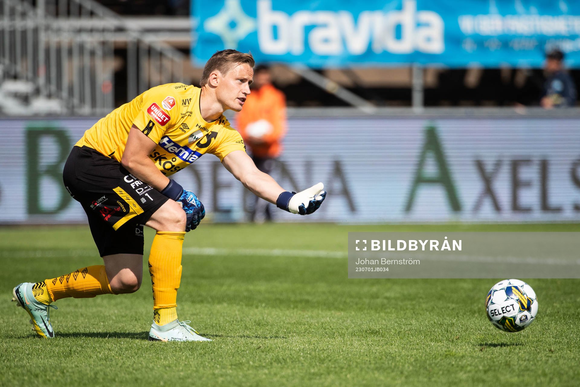 Degerfors målvakt Sondre Lovseth Rossbach