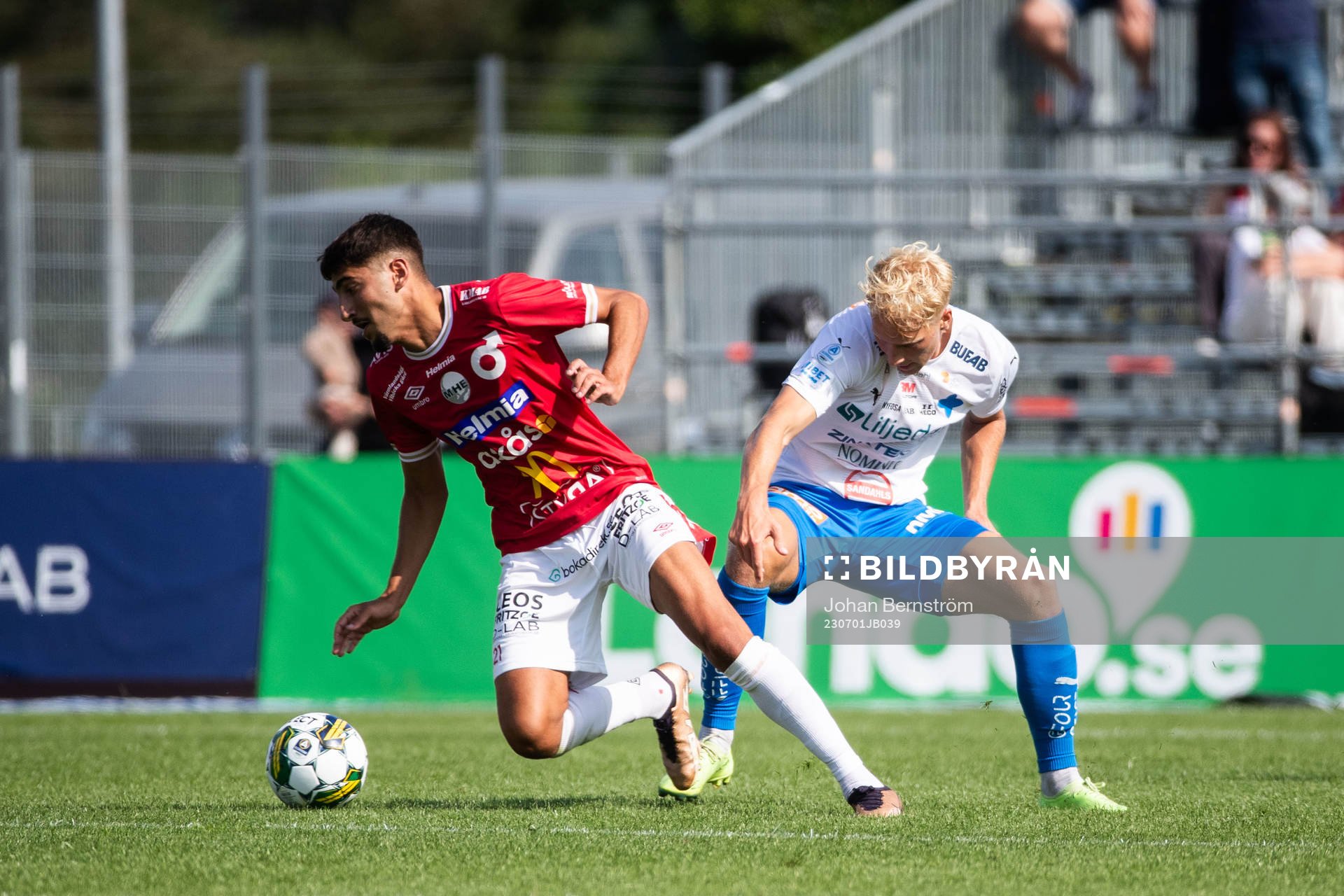 Degerfors Peter Gwargis och Värnamos Victor Larsson