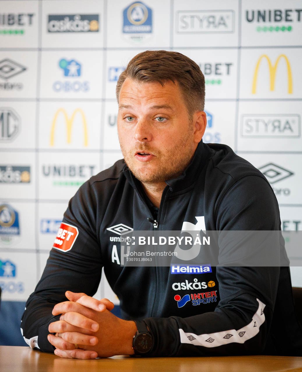 Degerfors tränare Andreas Holmberg