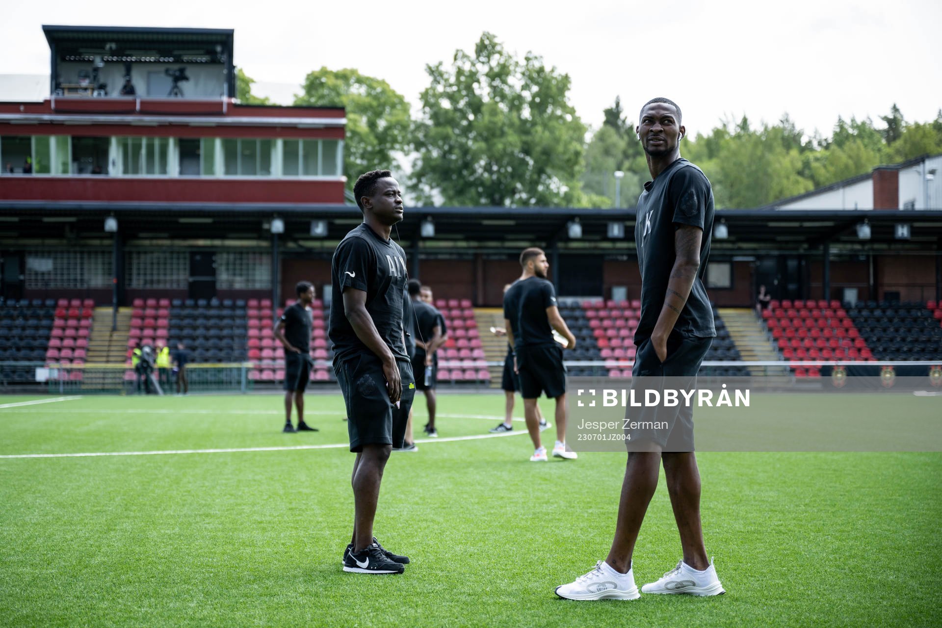 AIKs Erick Otieno och Aboubakar Keita