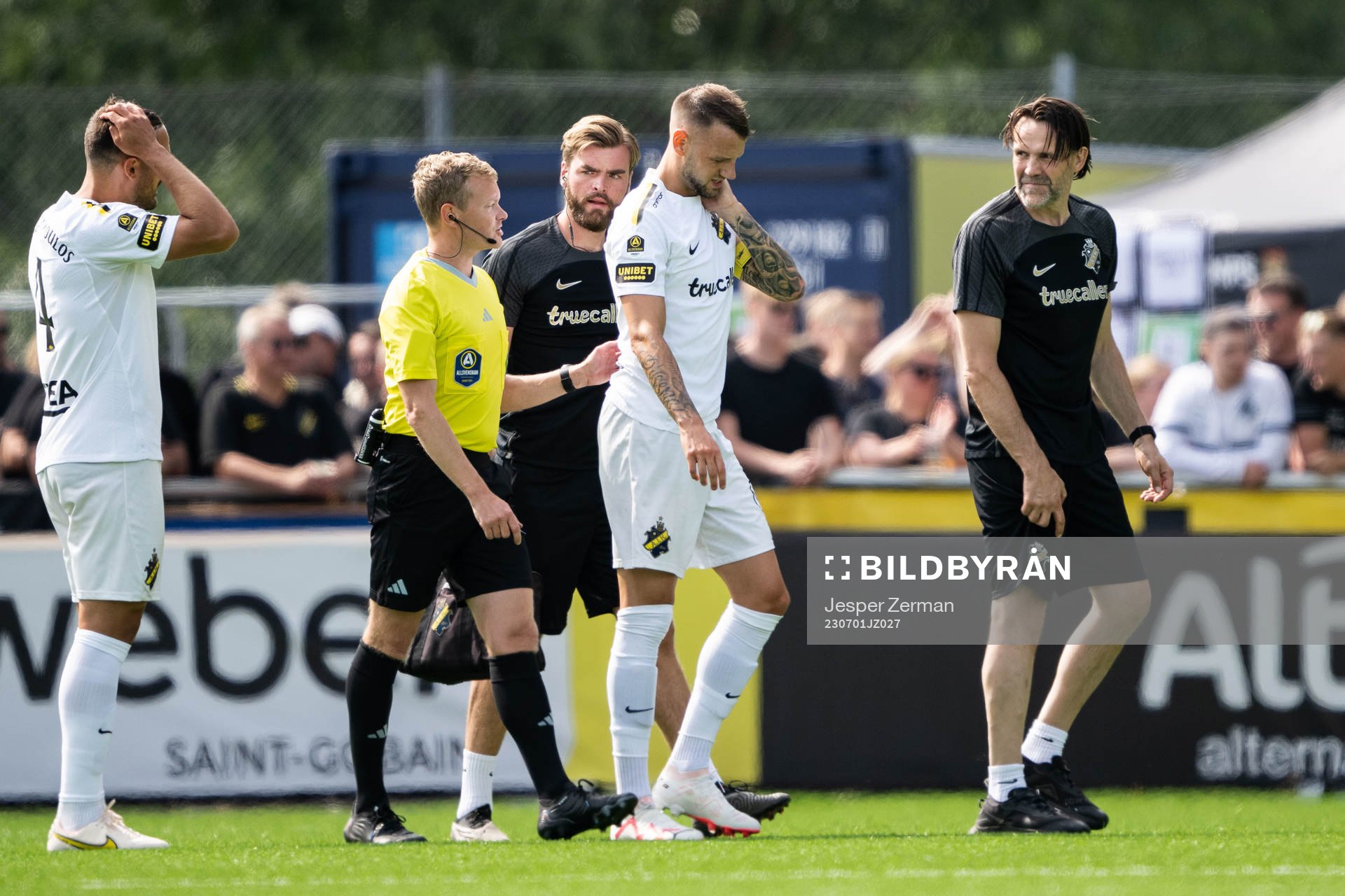 AIKs Alexander Milosevic har ont