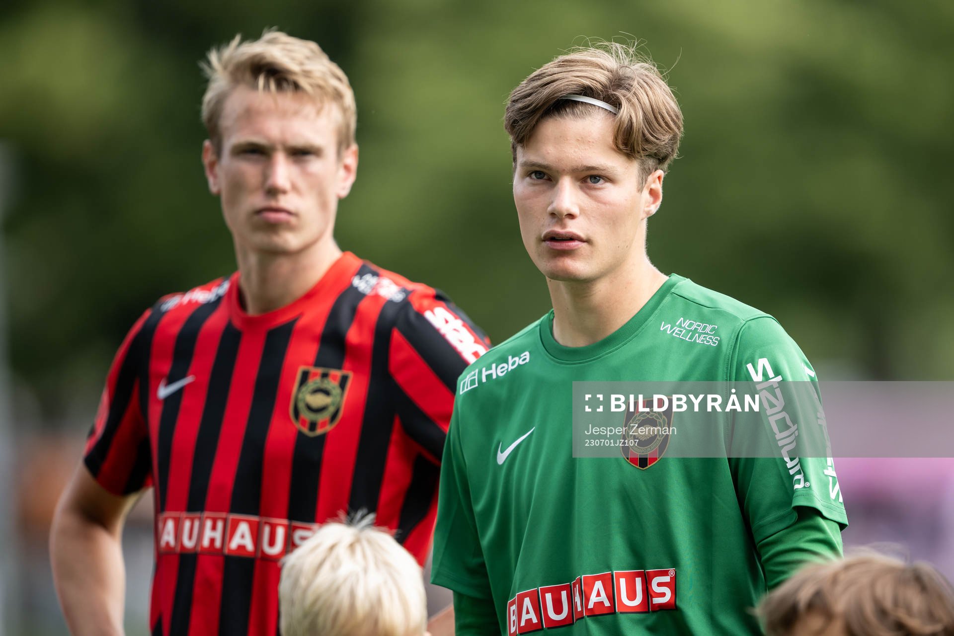 Brommapojkarnas målvakt Filip Sidklev