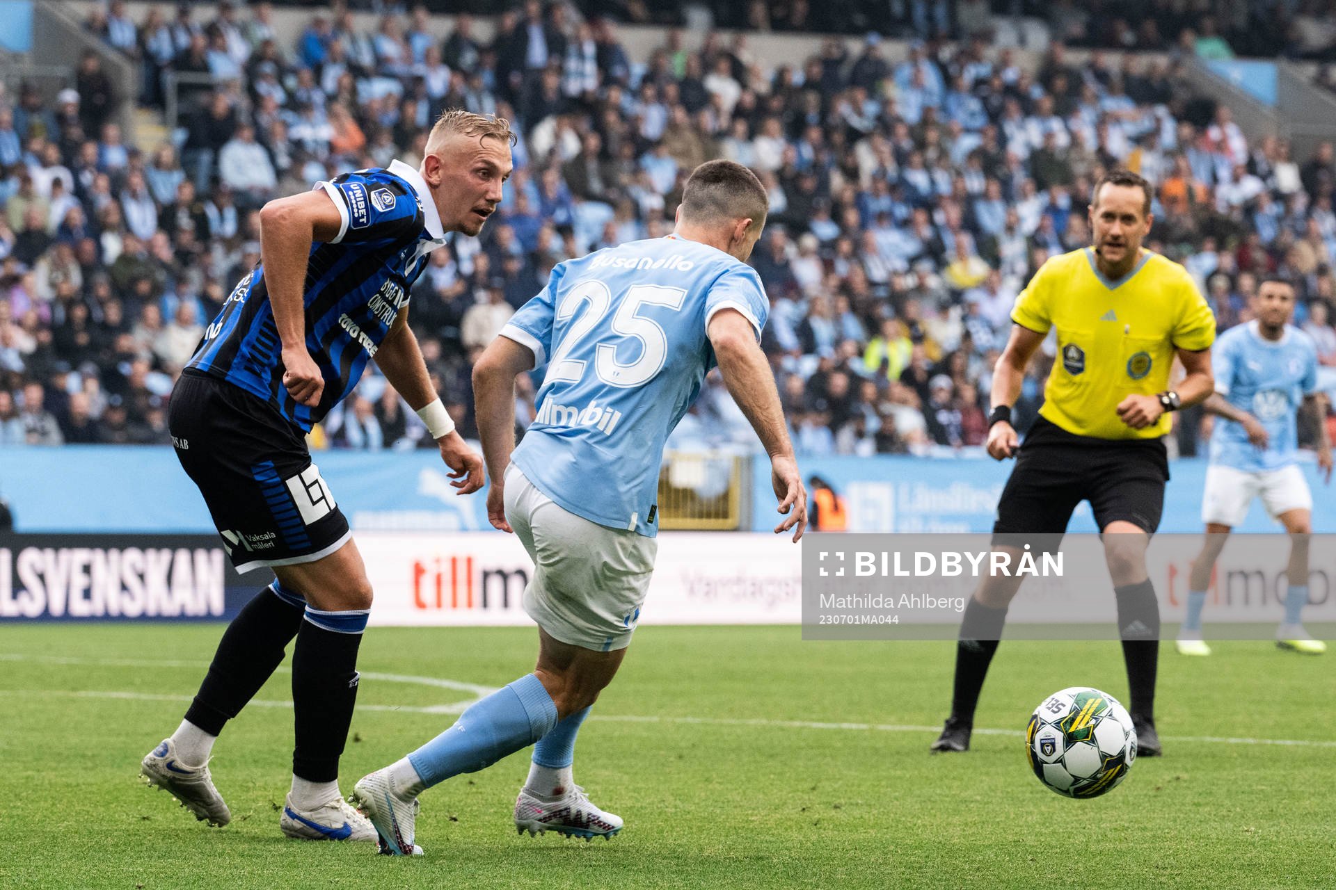 Sirius Jakob Voelkerling Persson och Malmö FFs Gabriel