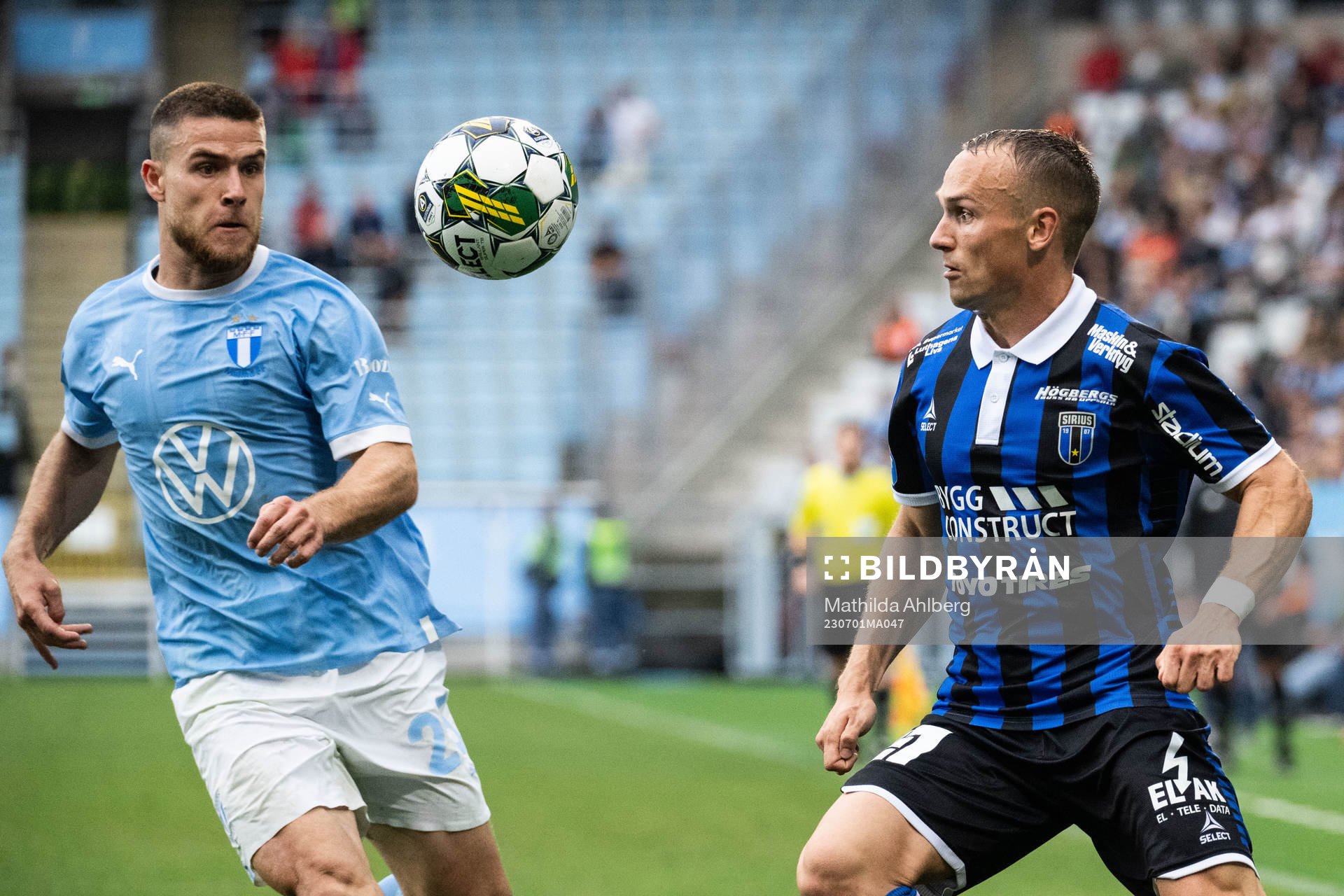 Malmö FFs Gabriel Busanello och Sirius Aron Bjarnason
