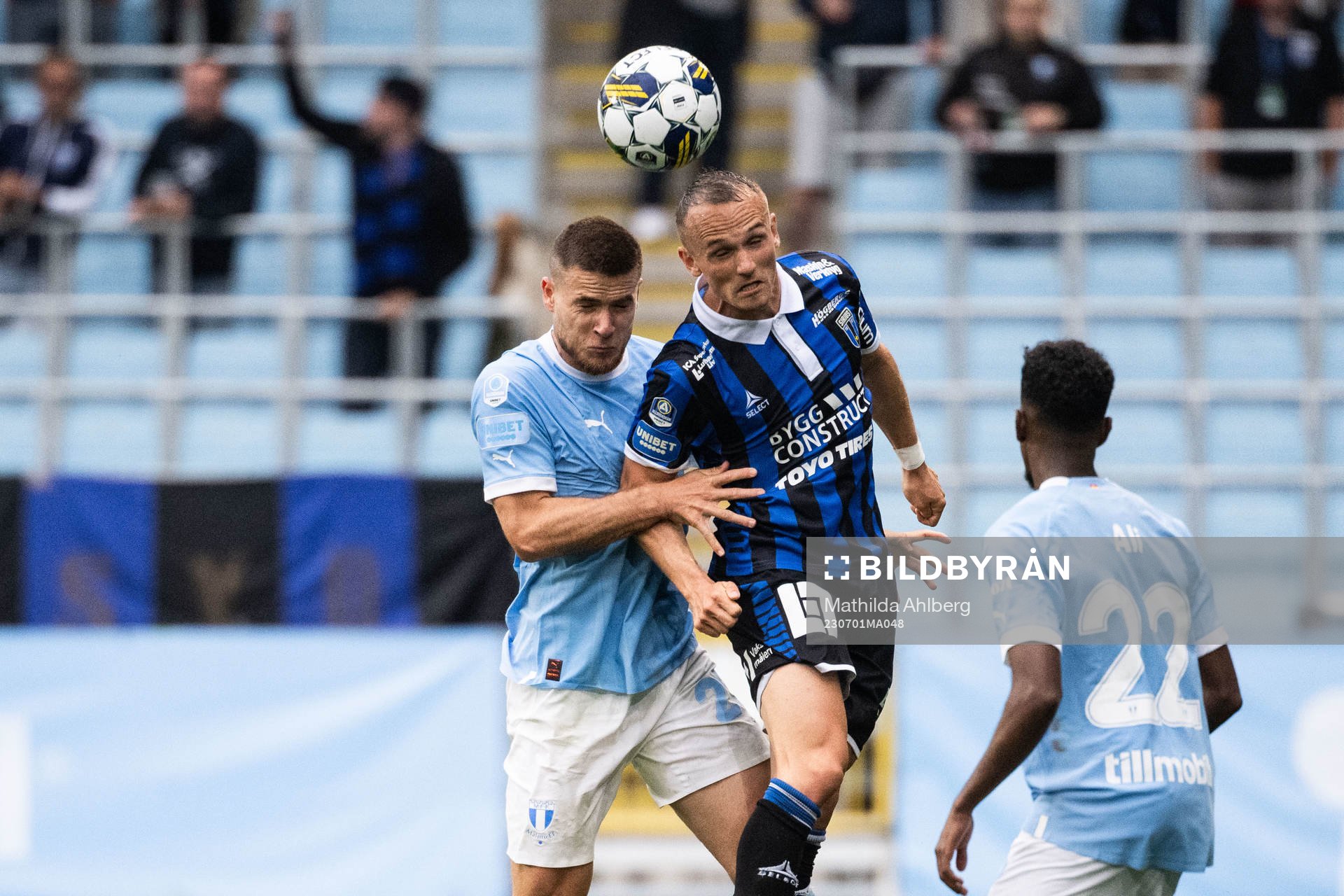 Malmö FFs Gabriel Busanello och Sirius Aron Bjarnason