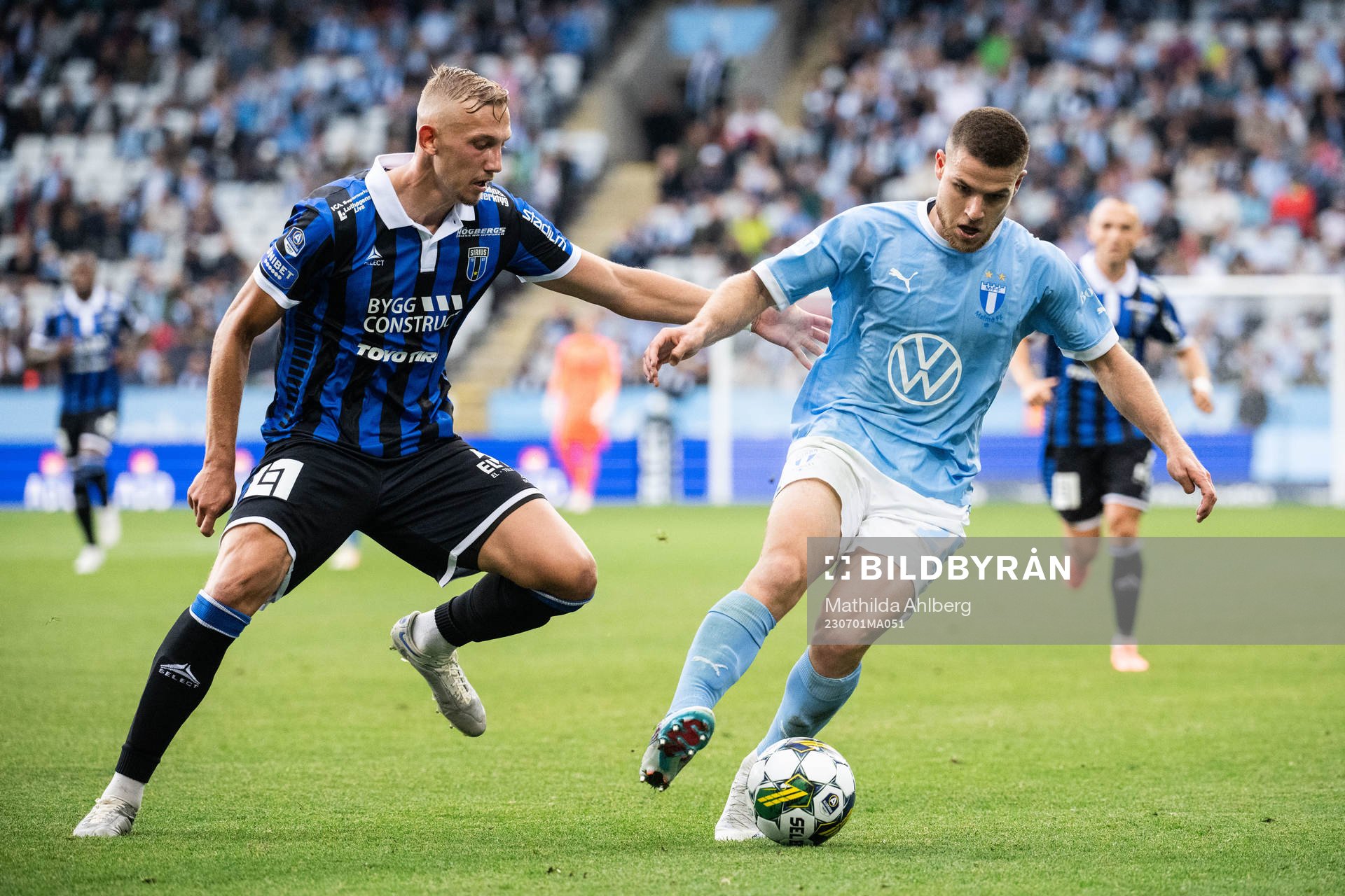 Sirius Jakob Voelkerling Persson och Malmö FFs Gabriel