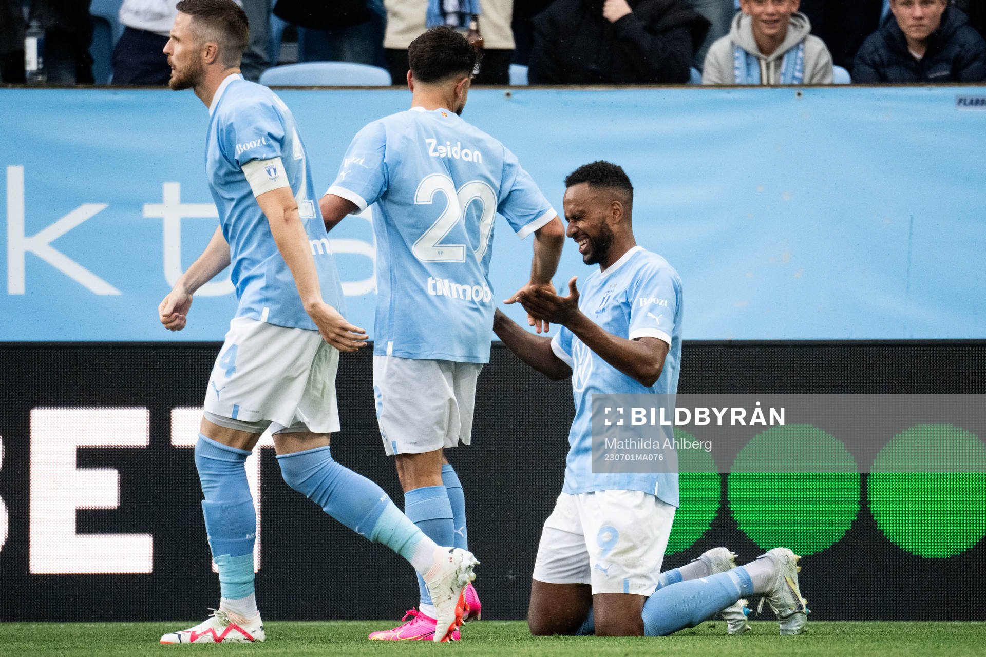 Malmö FFs Isaac Kiese Thelin jublar