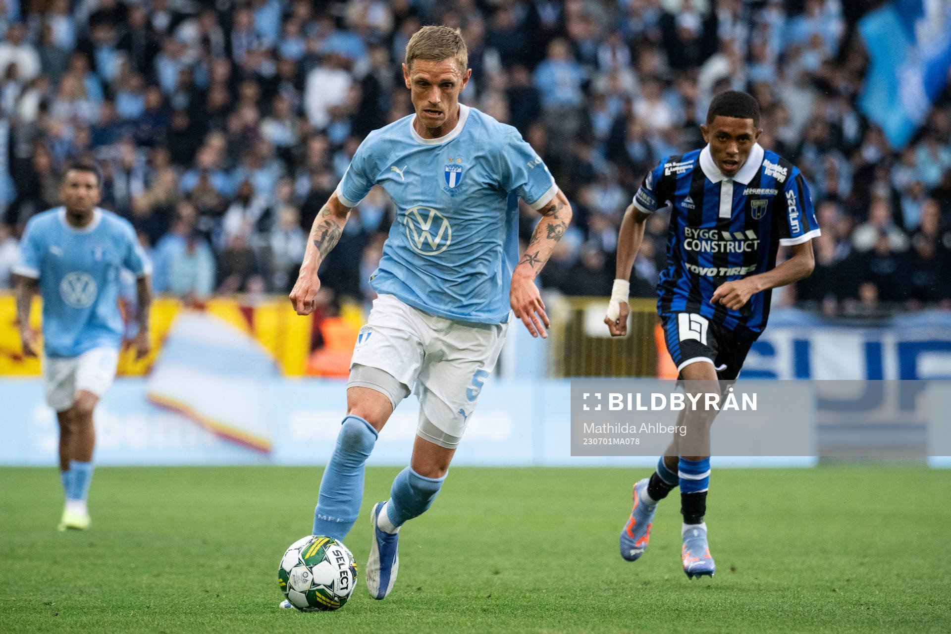 Malmö FFs Søren Rieks och Sirius Tashreeq Matthews