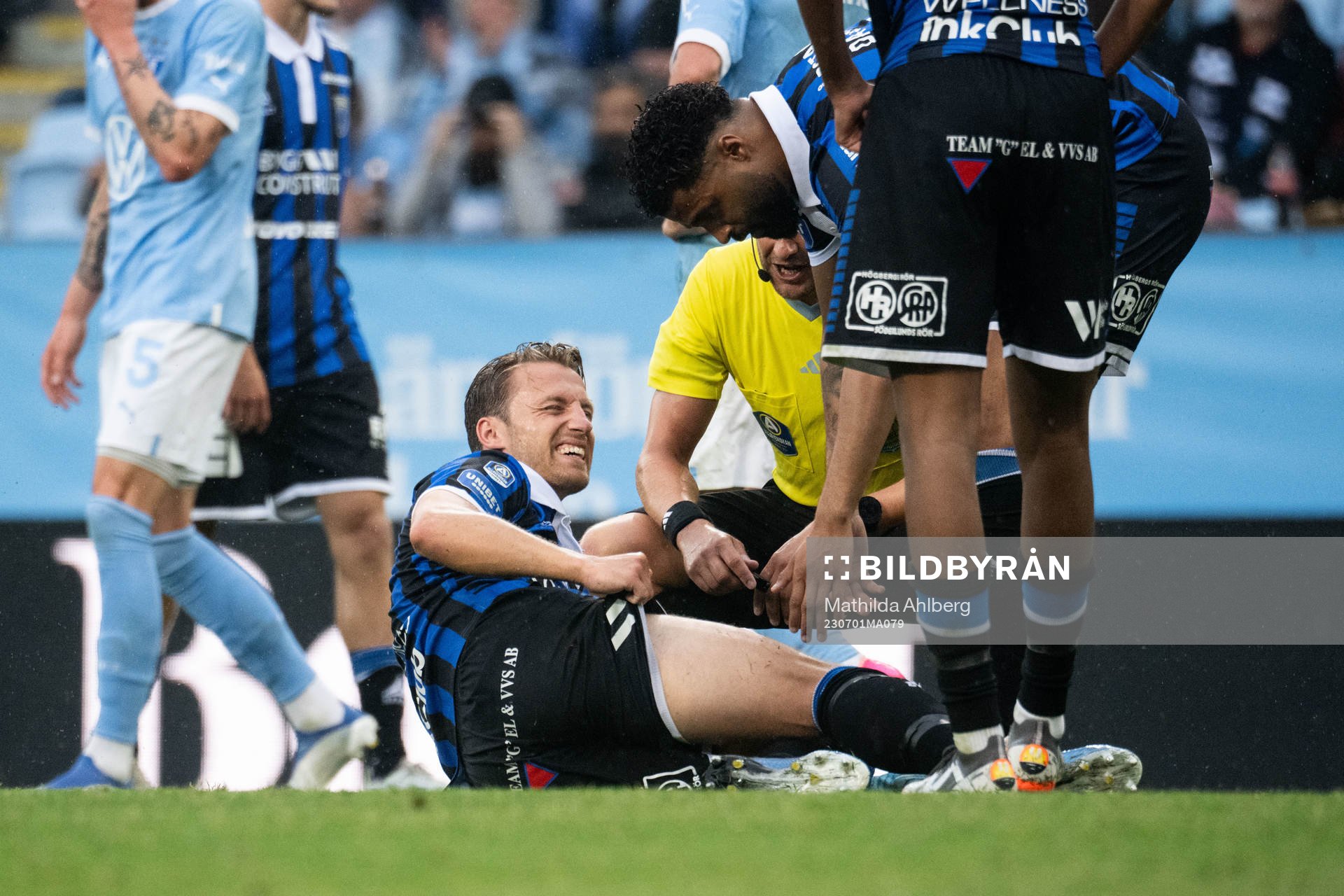 Sirius Daniel Stensson har ont