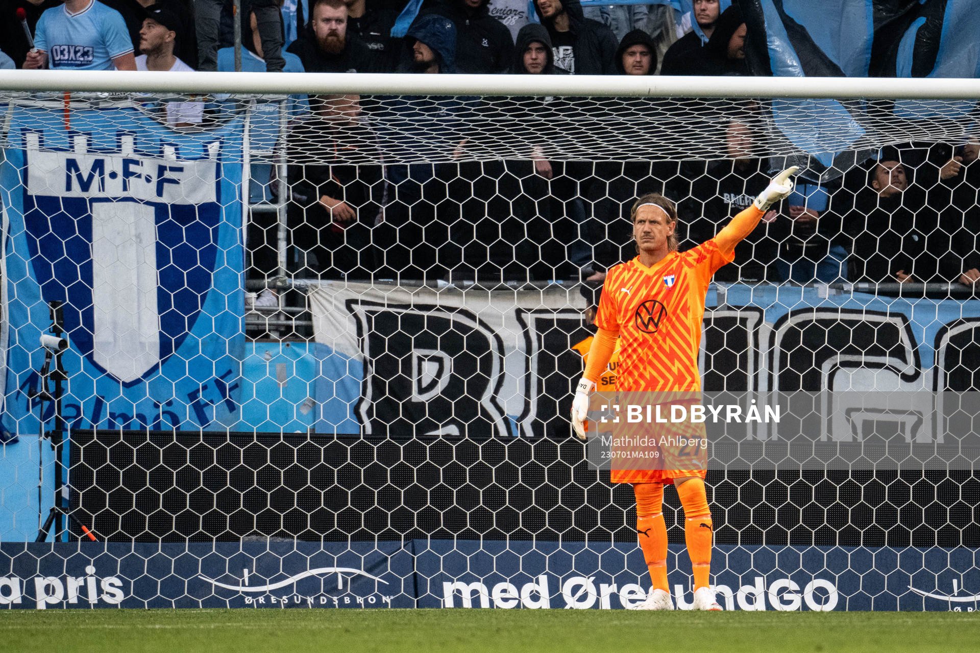Malmö FFs målvakt Johan Dahlin