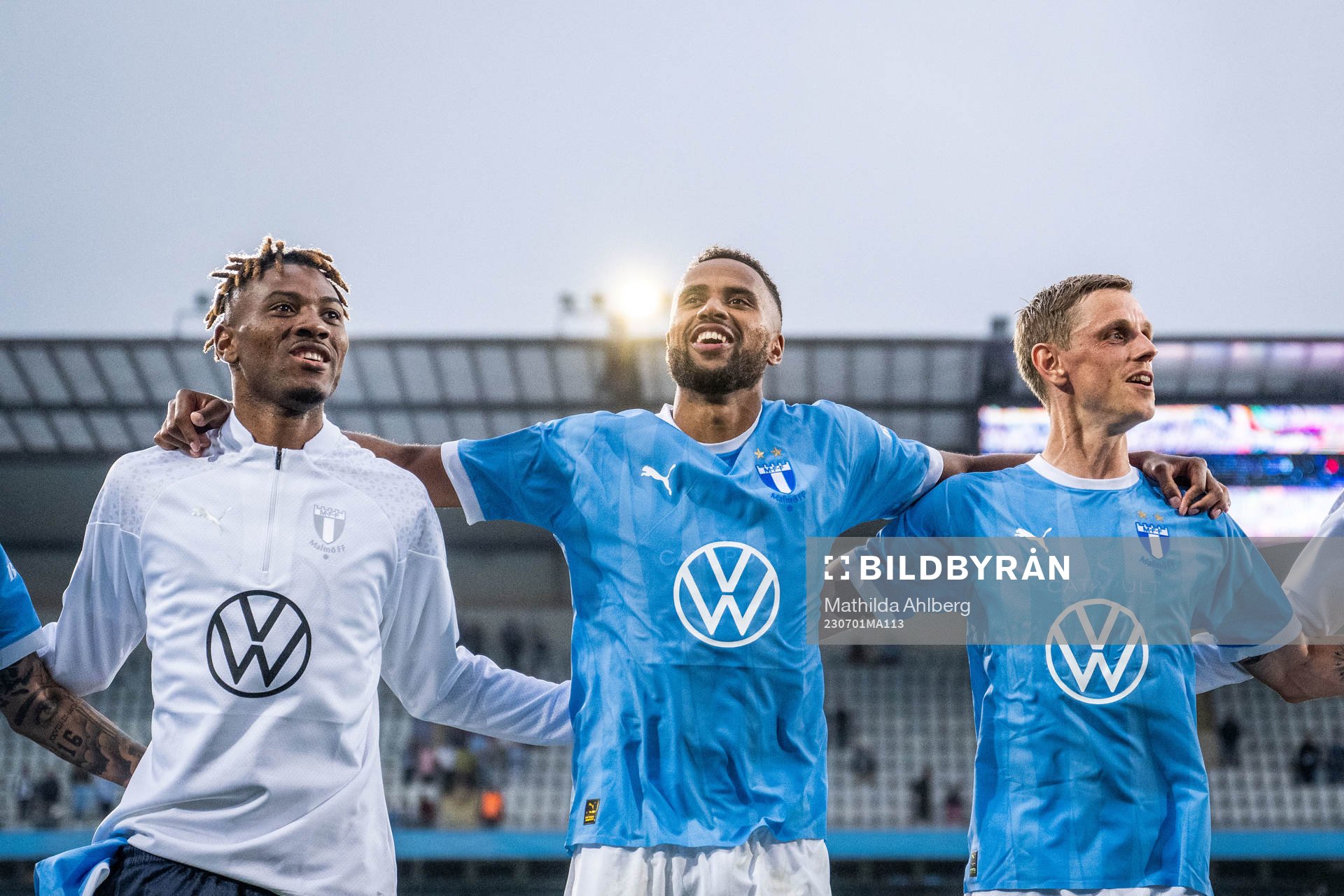 Malmö FFs Samuel Kotto, Isaac Kiese Thelin och Søren