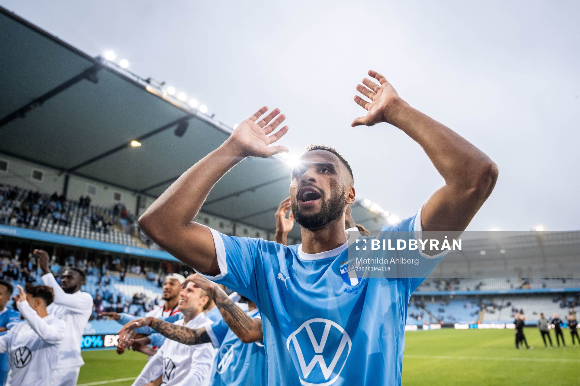 Malmö FFs Isaac Kiese Thelin jublar