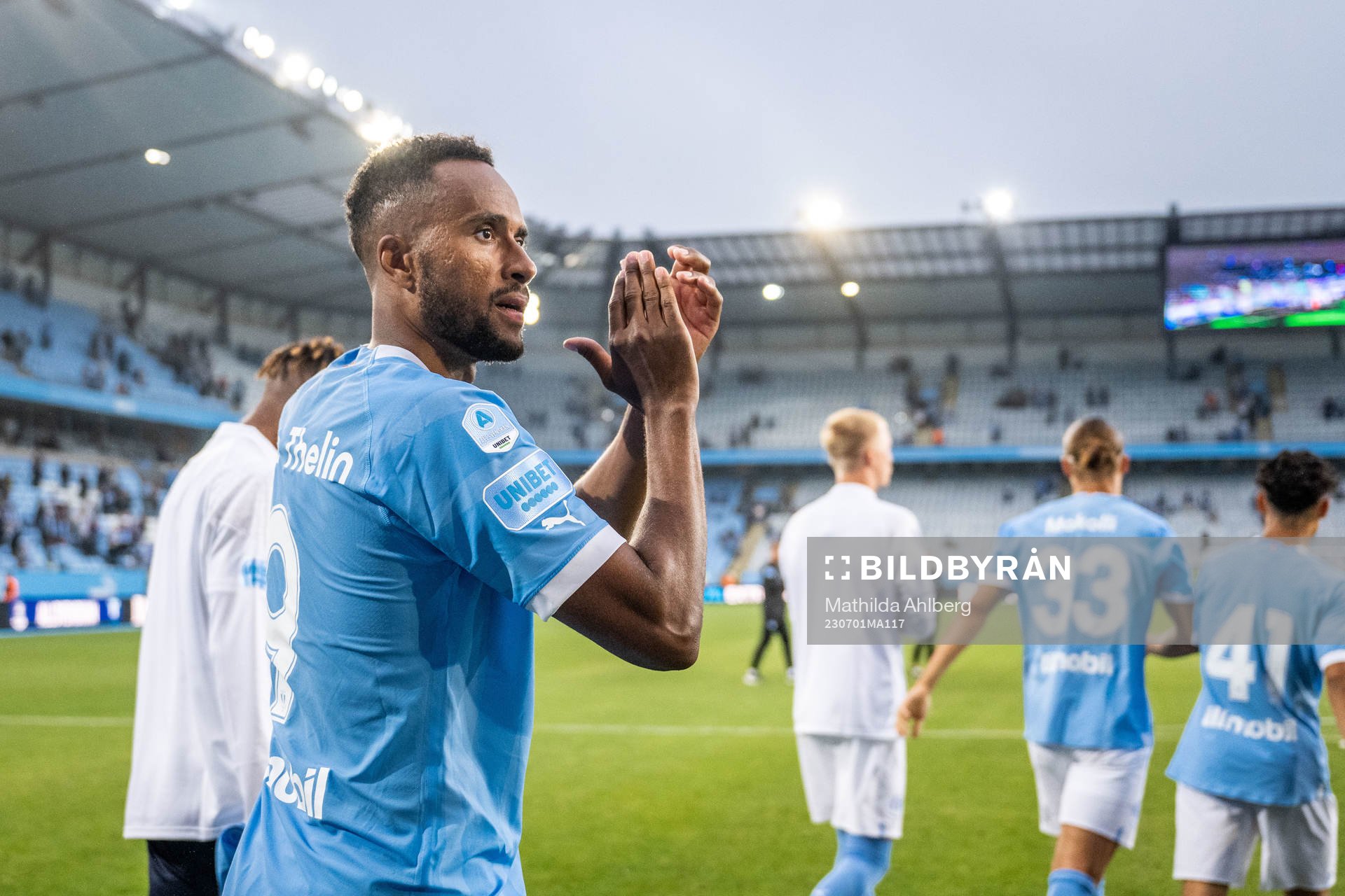 Malmö FFs Isaac Kiese Thelin jublar