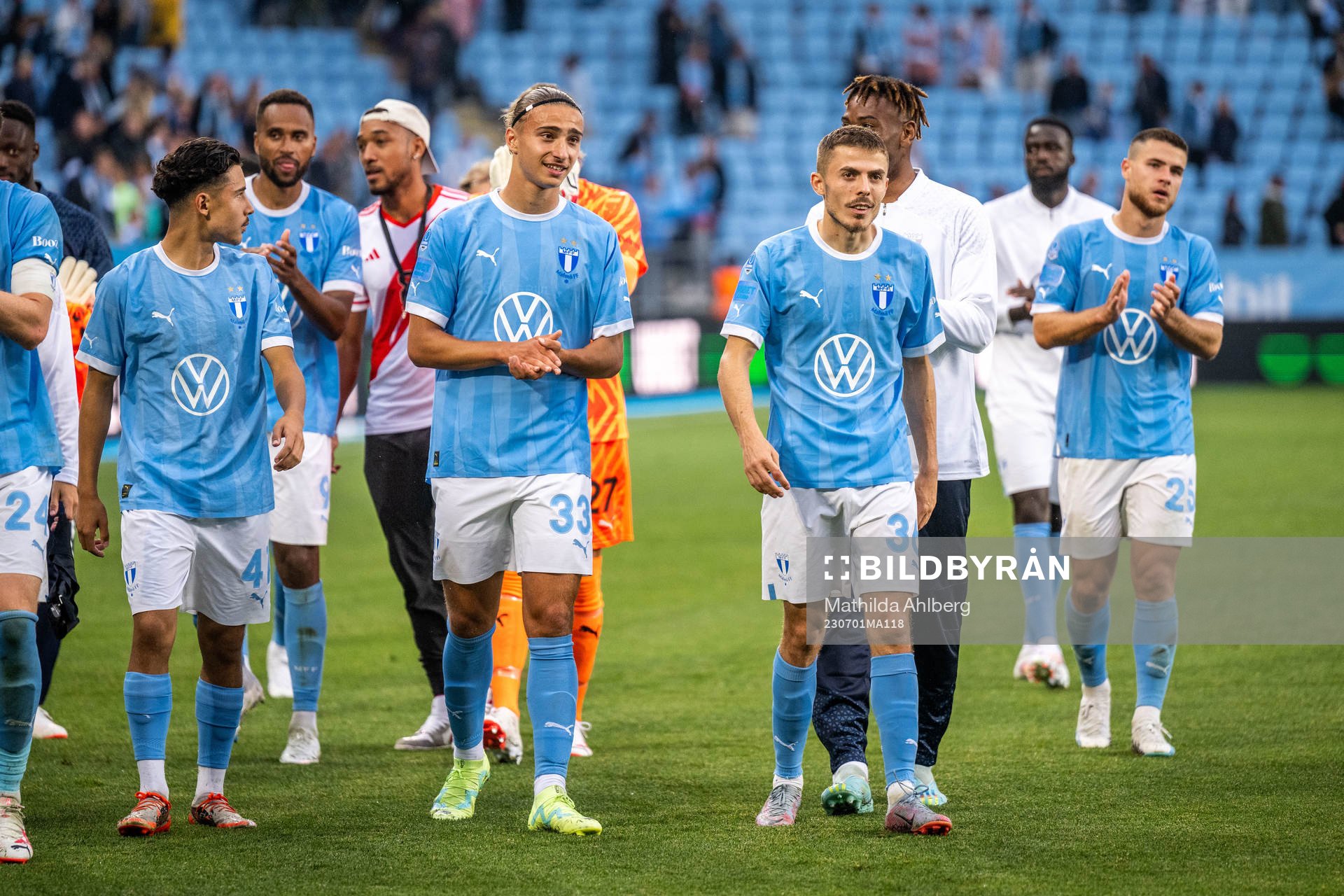 Malmö FFs Elison Makolli och Patriot Sejdiu