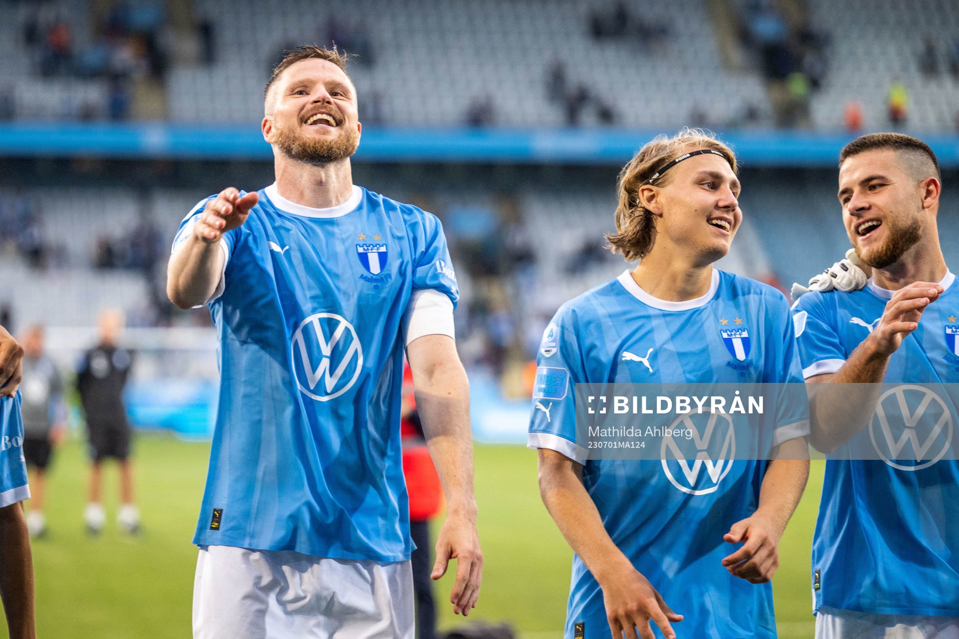 Malmö FFs Lasse Nielsen jublar