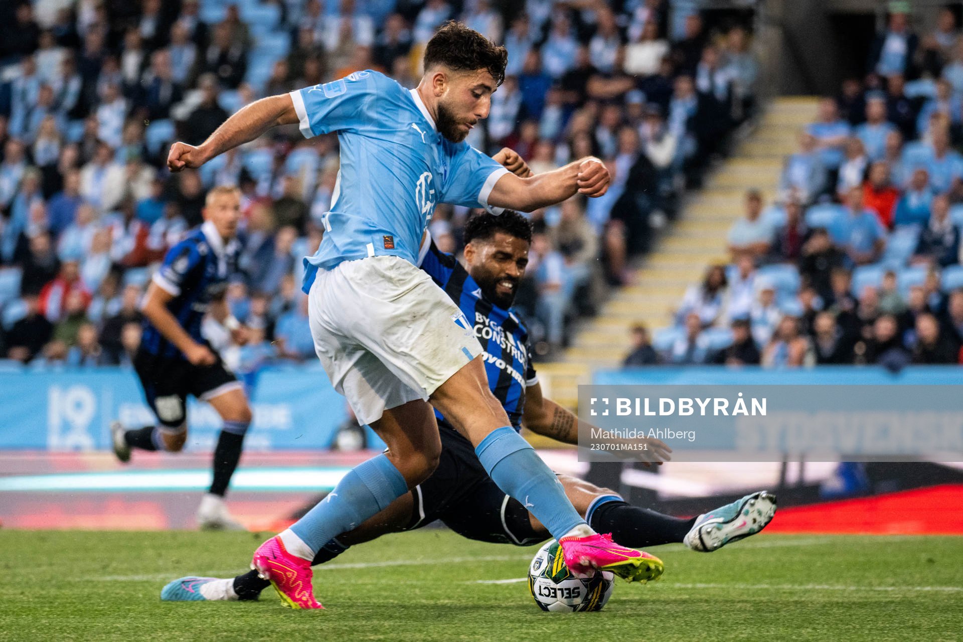 Malmö FFs Moustafa Zeidan och Sirius Kristopher Da Graca