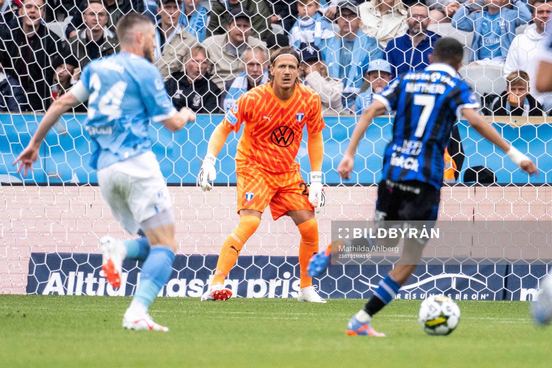Malmö FFs målvakt Johan Dahlin