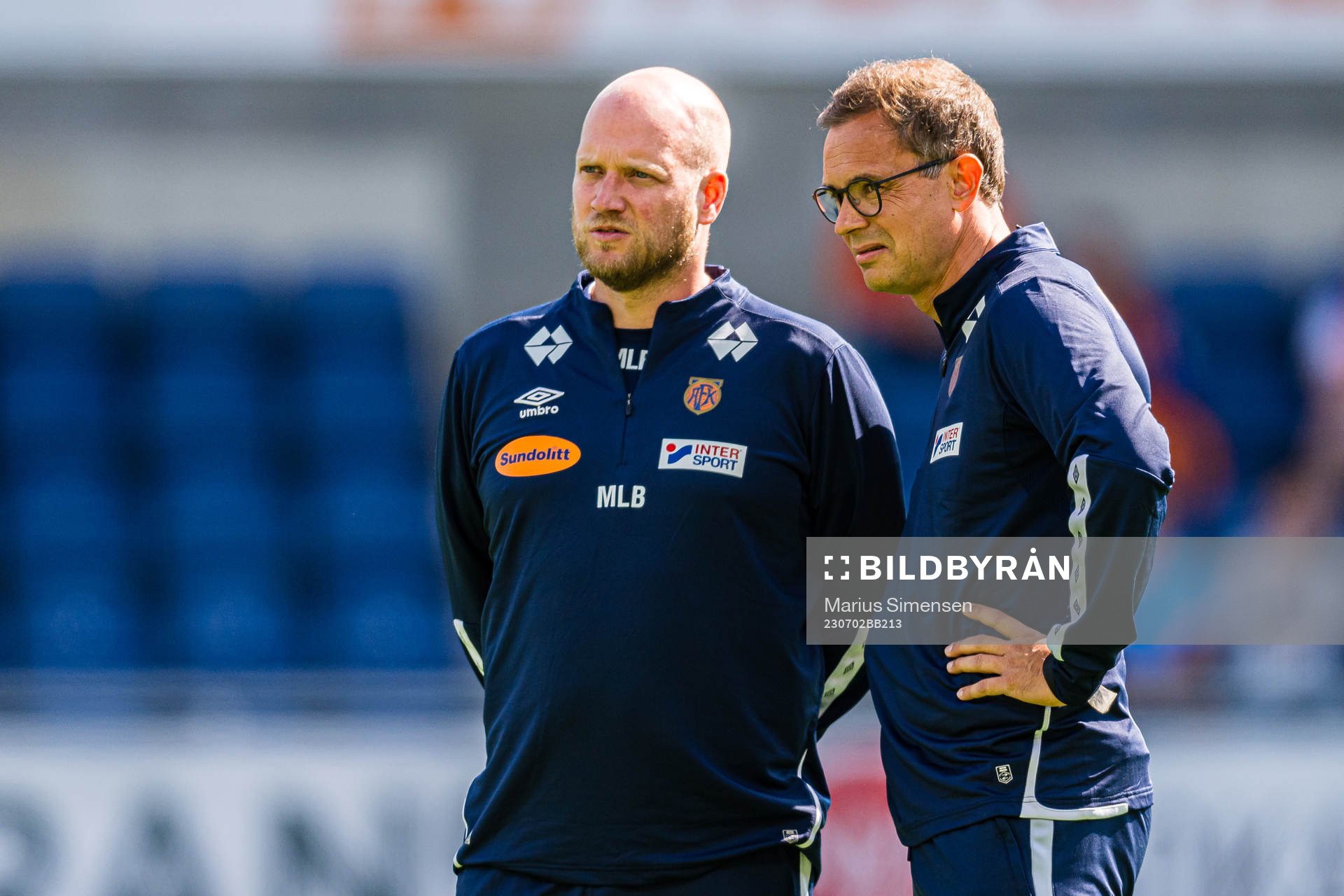 Marius Bøe, assistant coach of Aalesund, and Christian