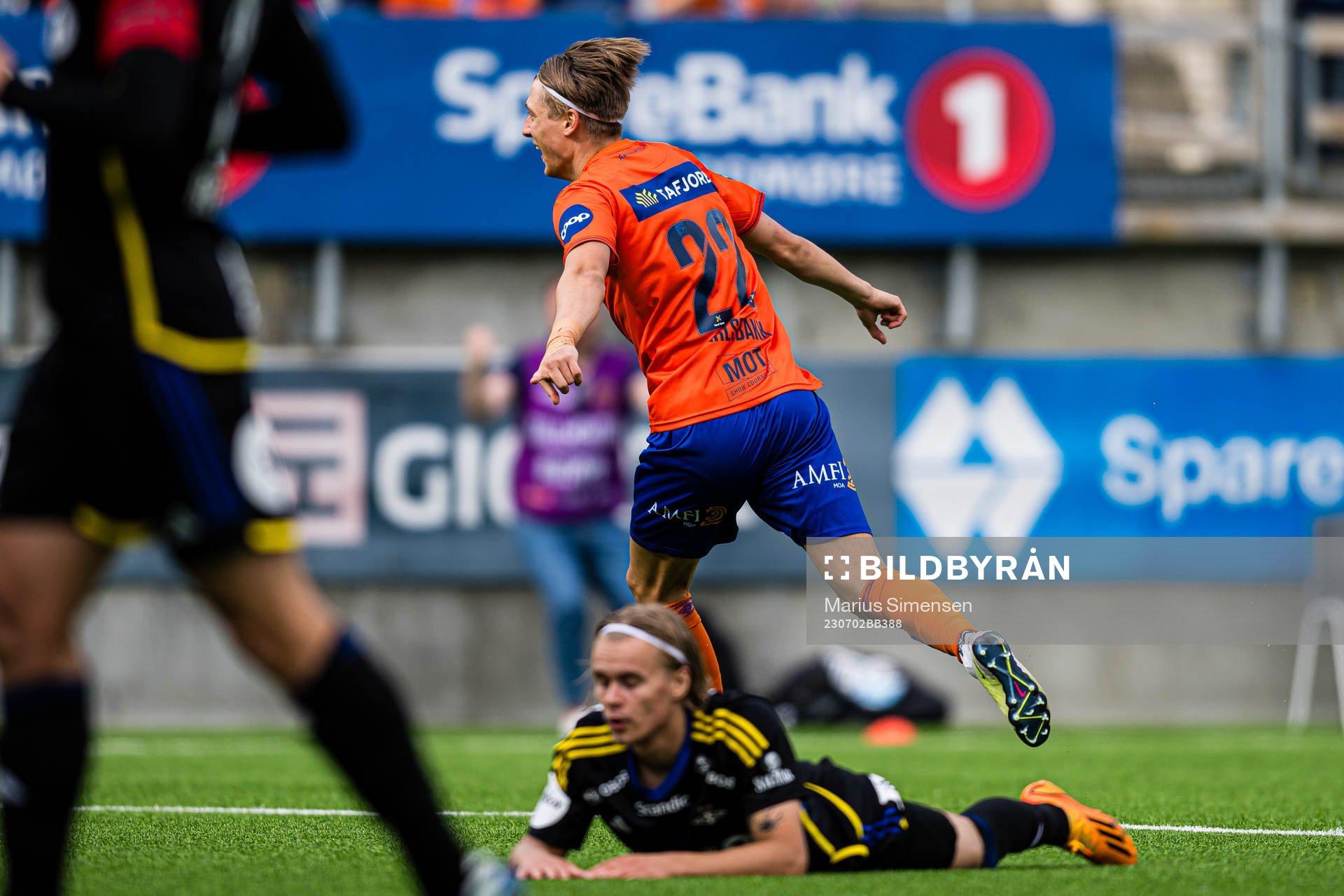 Markus Karlsbakk of Aalesund celebrates