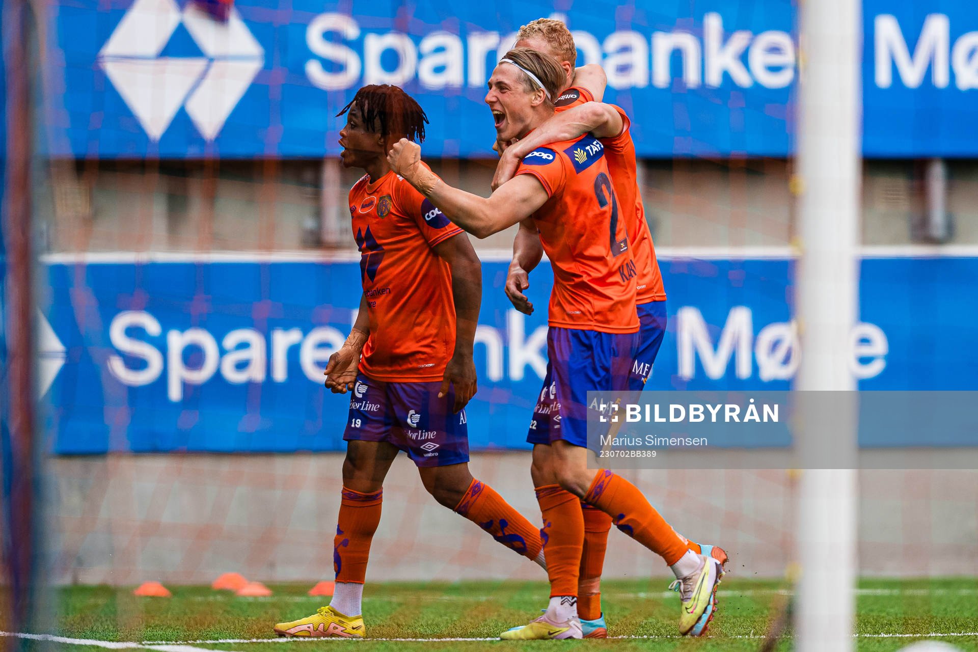 Markus Karlsbakk of Aalesund celebrates