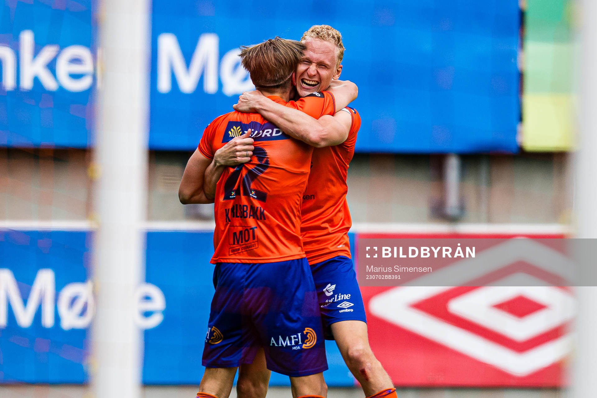 Markus Karlsbakk of Aalesund celebrates