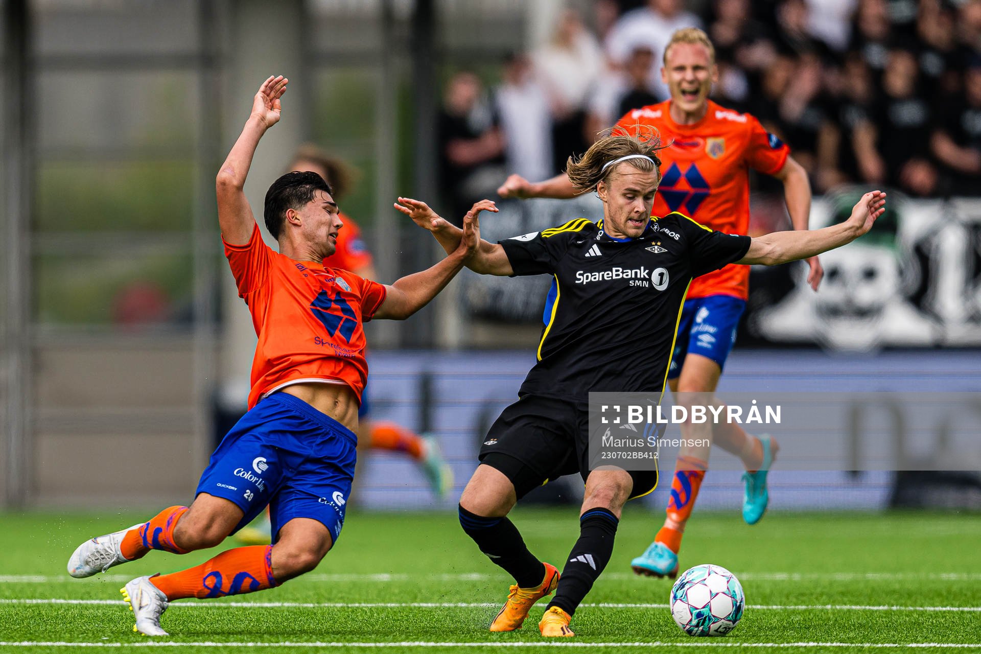 Bjørn Martin Kristensen of Aalesund and Santeri Leevi