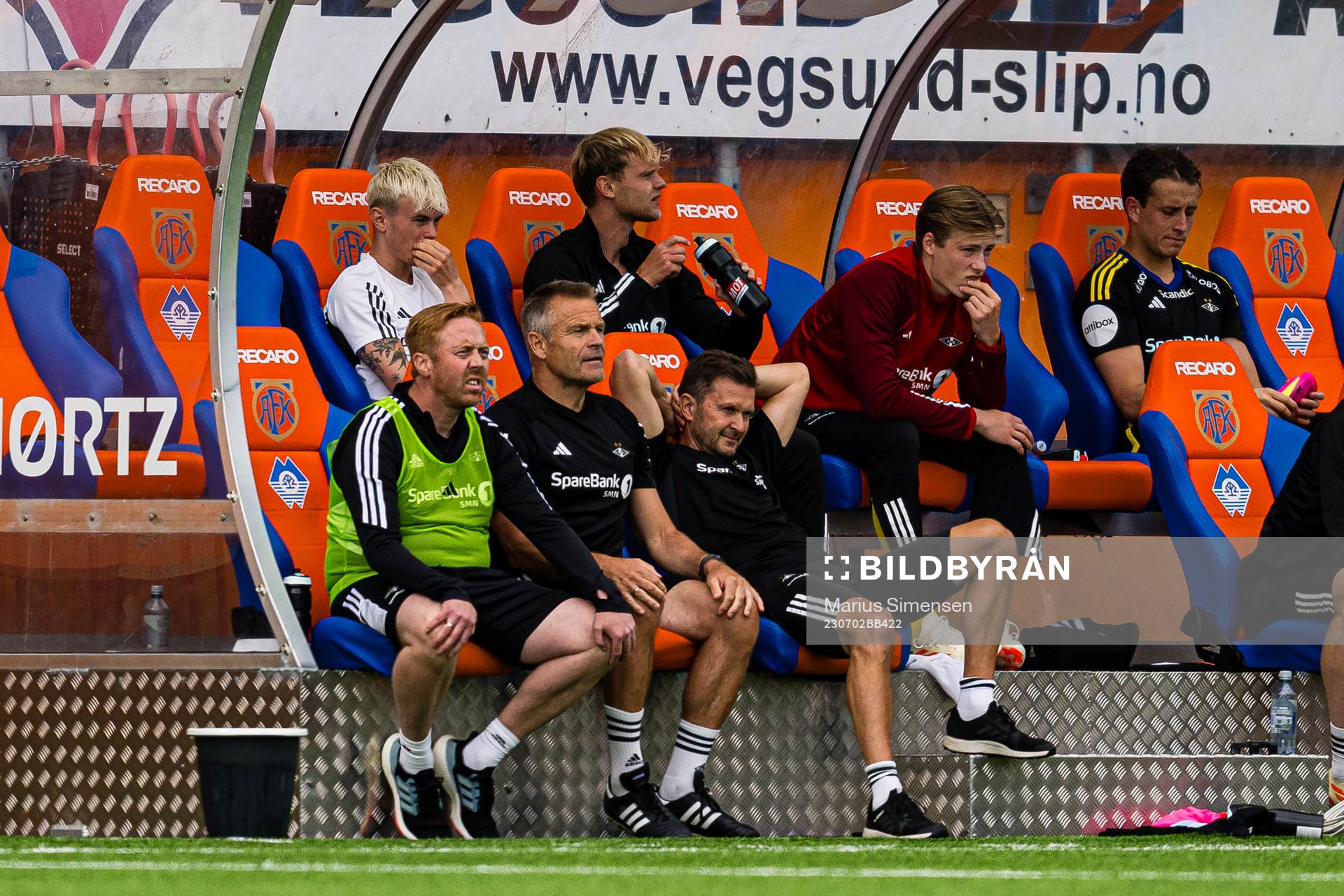Svein Maalen, head coach of Rosenborg, ans Trond Henriksen,
