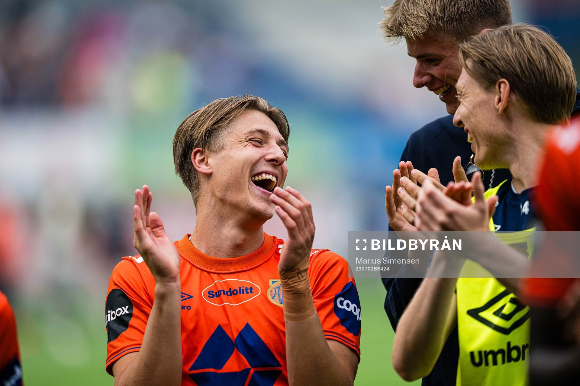 Markus Karlsbakk of Aalesund celebrates
