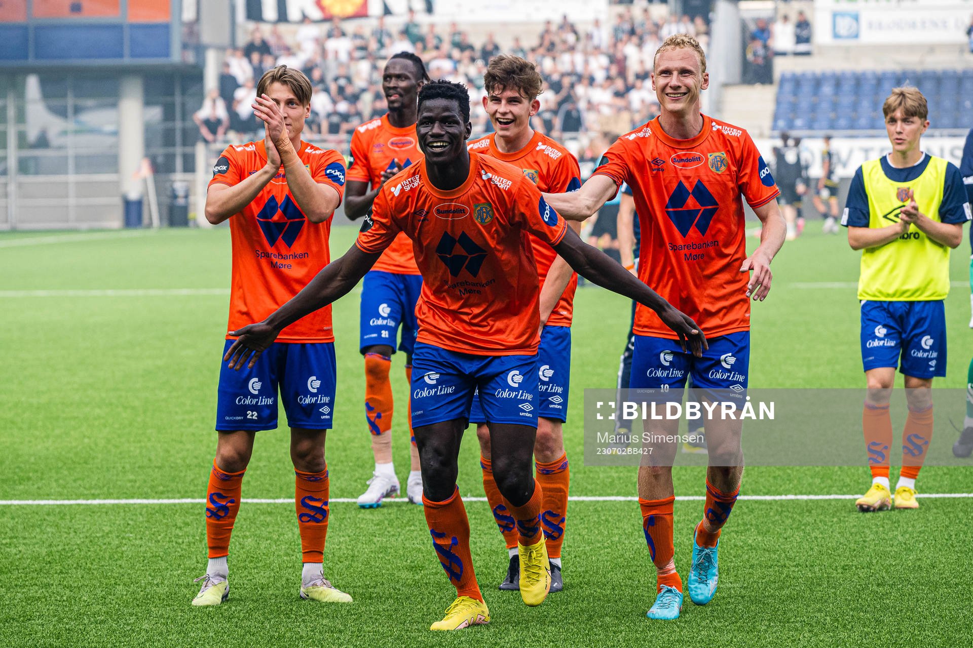 Markus Karlsbakk, Moctar Diop, Henrik Melland and