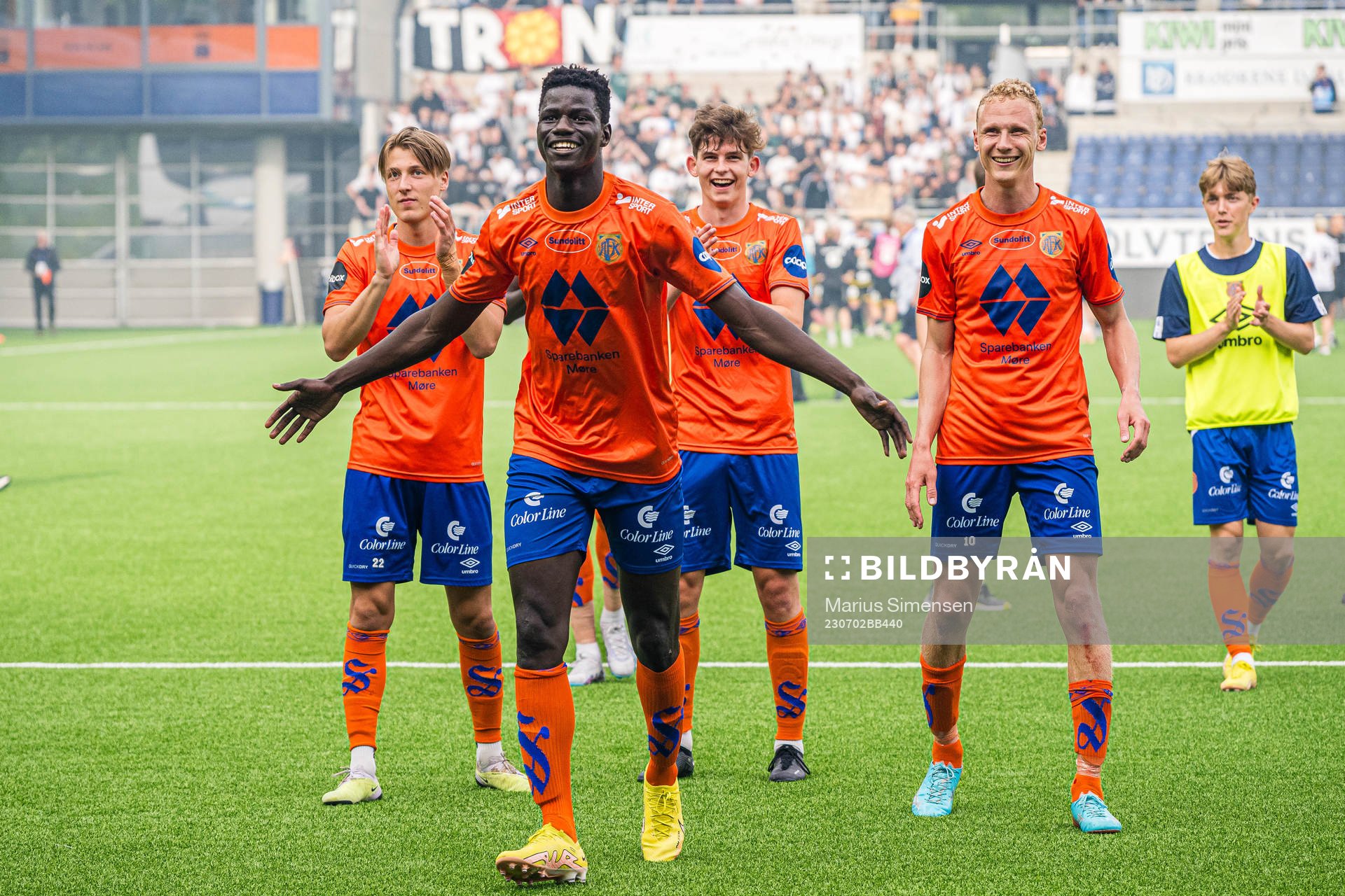 Markus Karlsbakk, Moctar Diop, Henrik Melland and