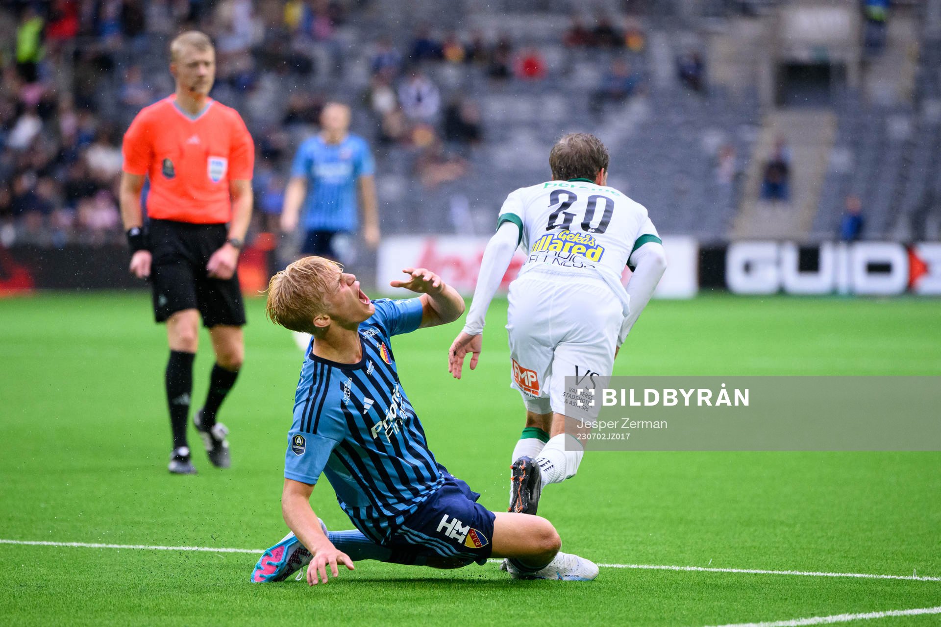 Djurgårdens Lucas Bergvall får ont