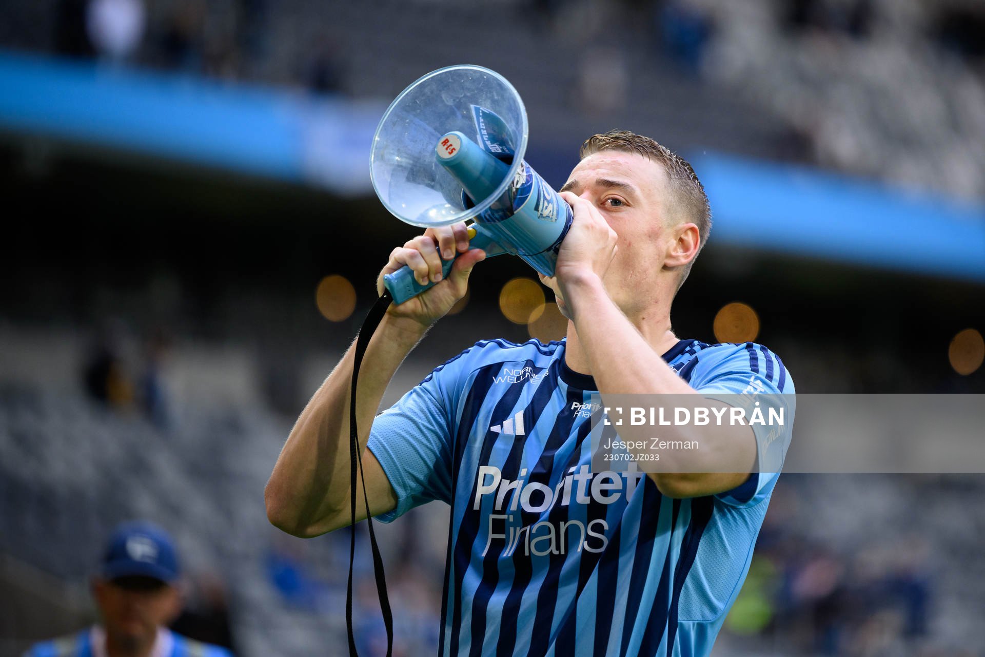 Djurgårdens Jesper Löfgren jublar