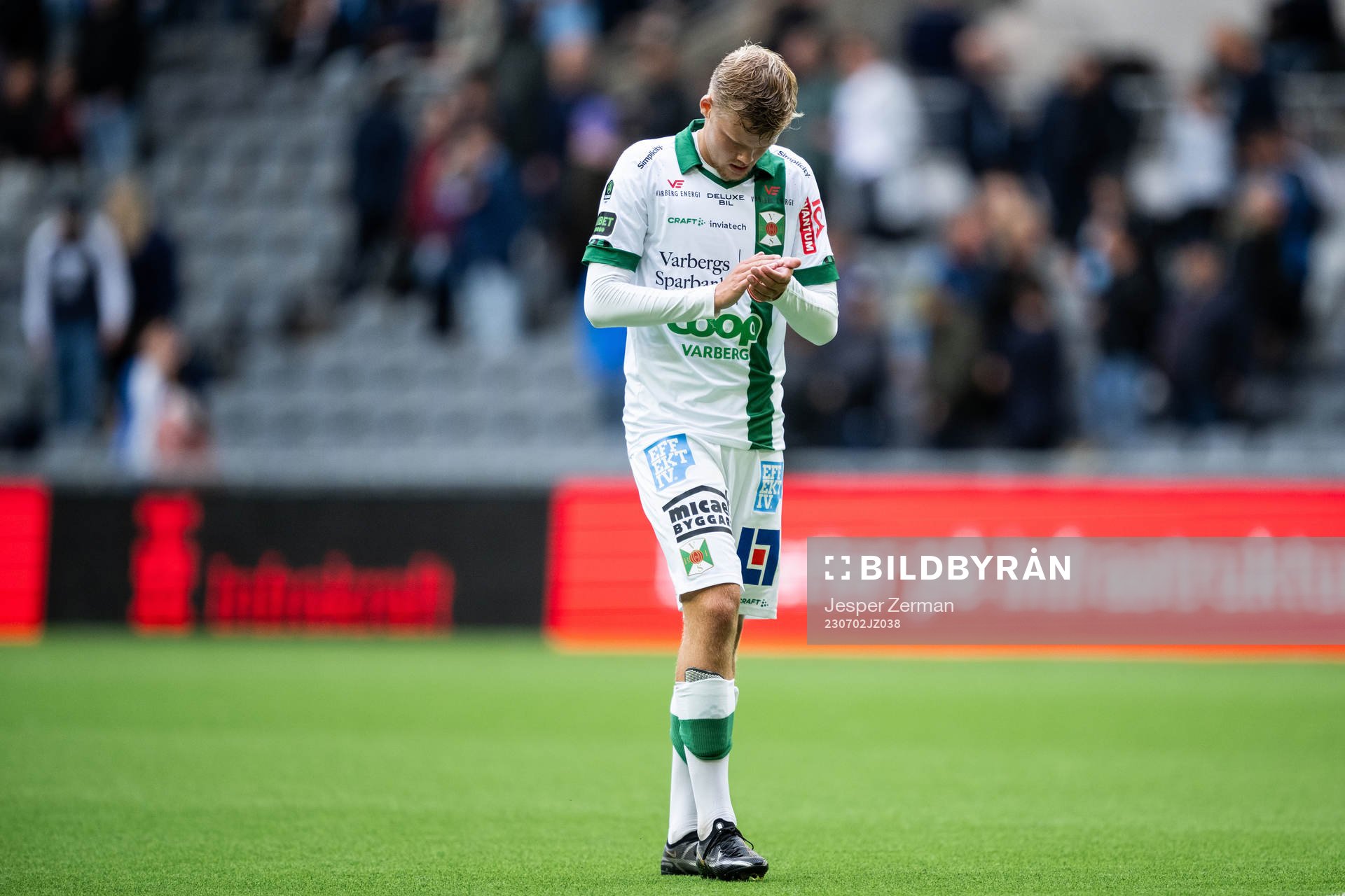 Varbergs Leo Frigell Jansson deppar