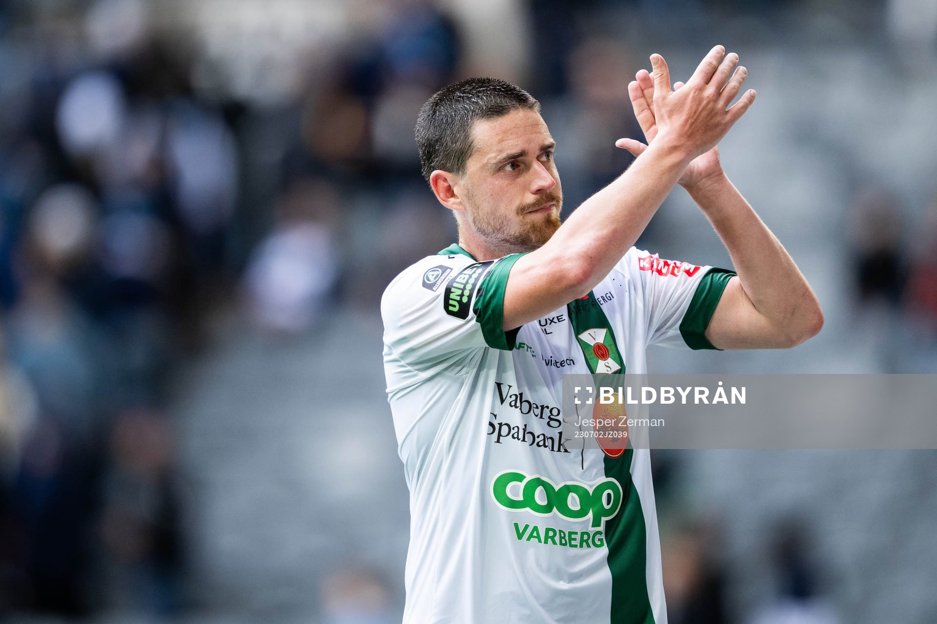 Varbergs Robin Tranberg deppar