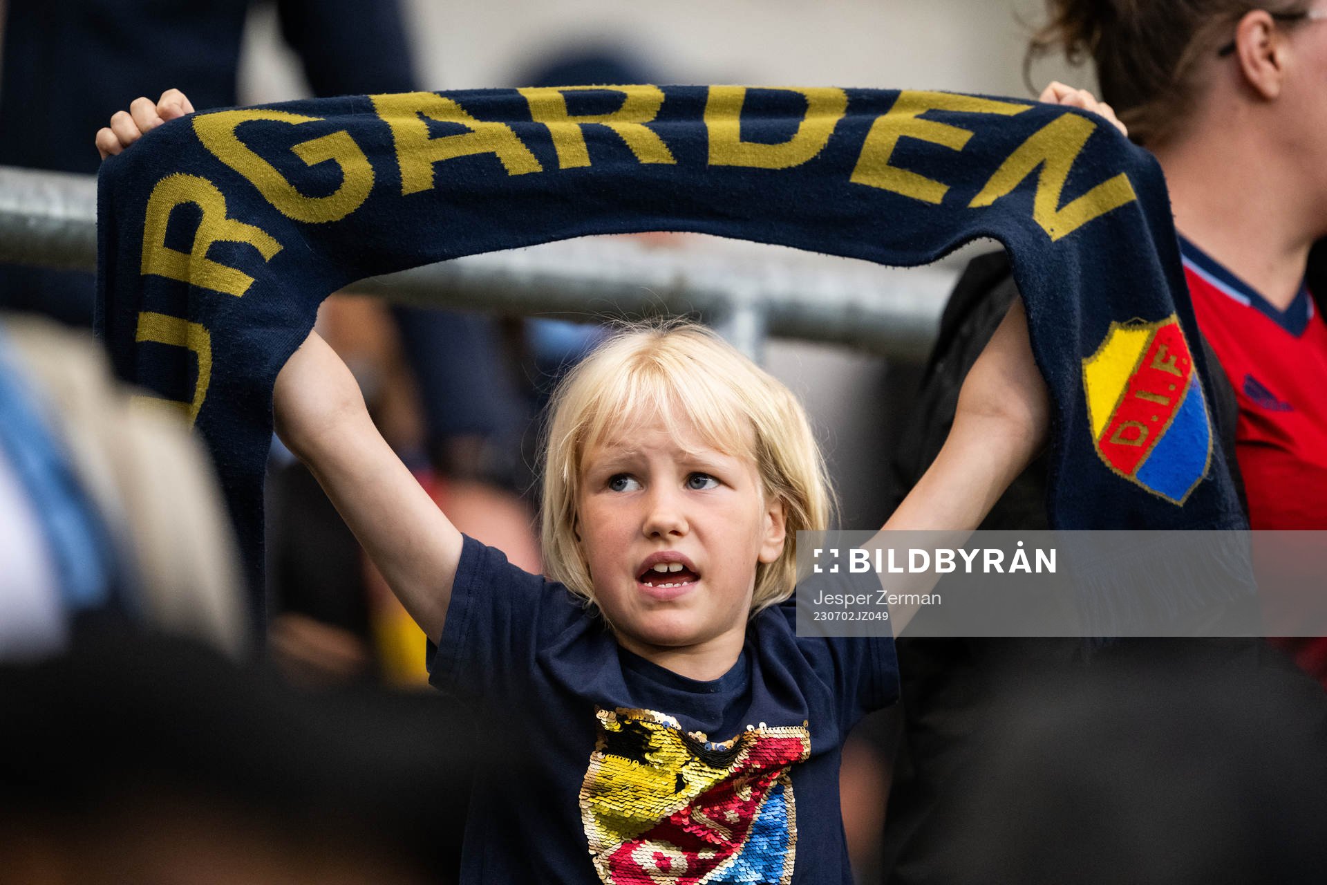 En Djurgårdssuporter