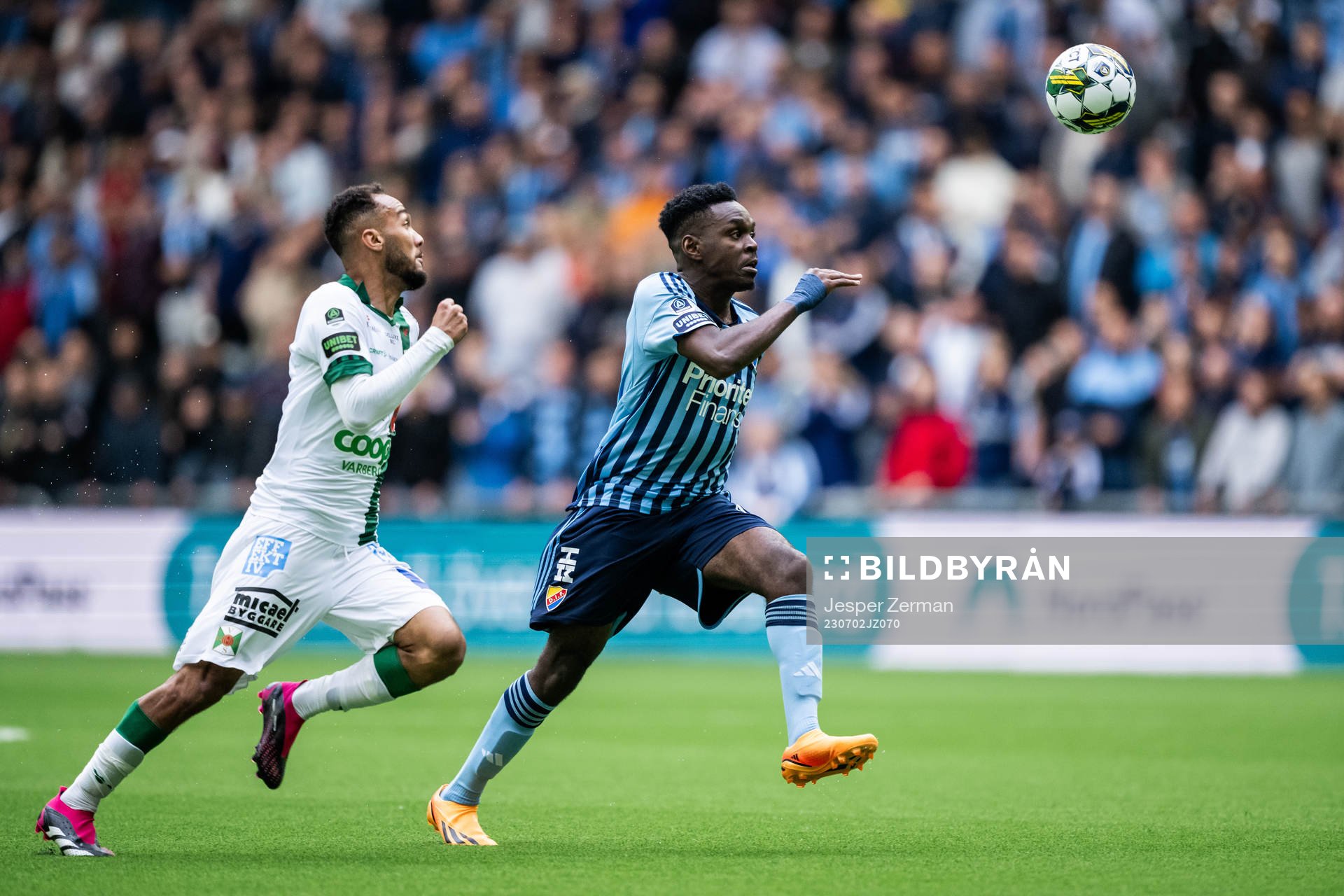 Varbergs Vinicius Nogueira de Oliveira och Djurgårdens