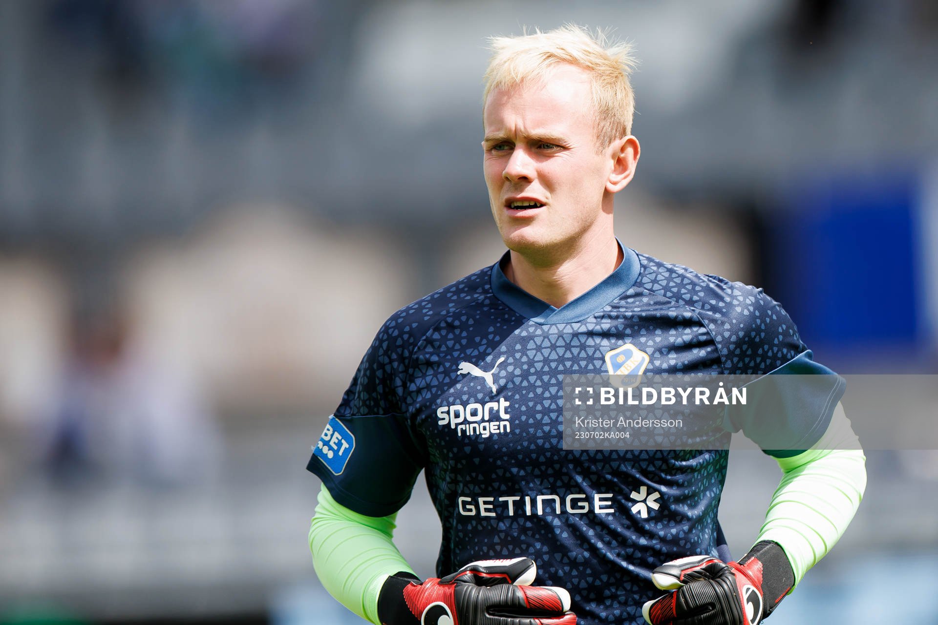 Halmstads målvakt Malte Påhlsson