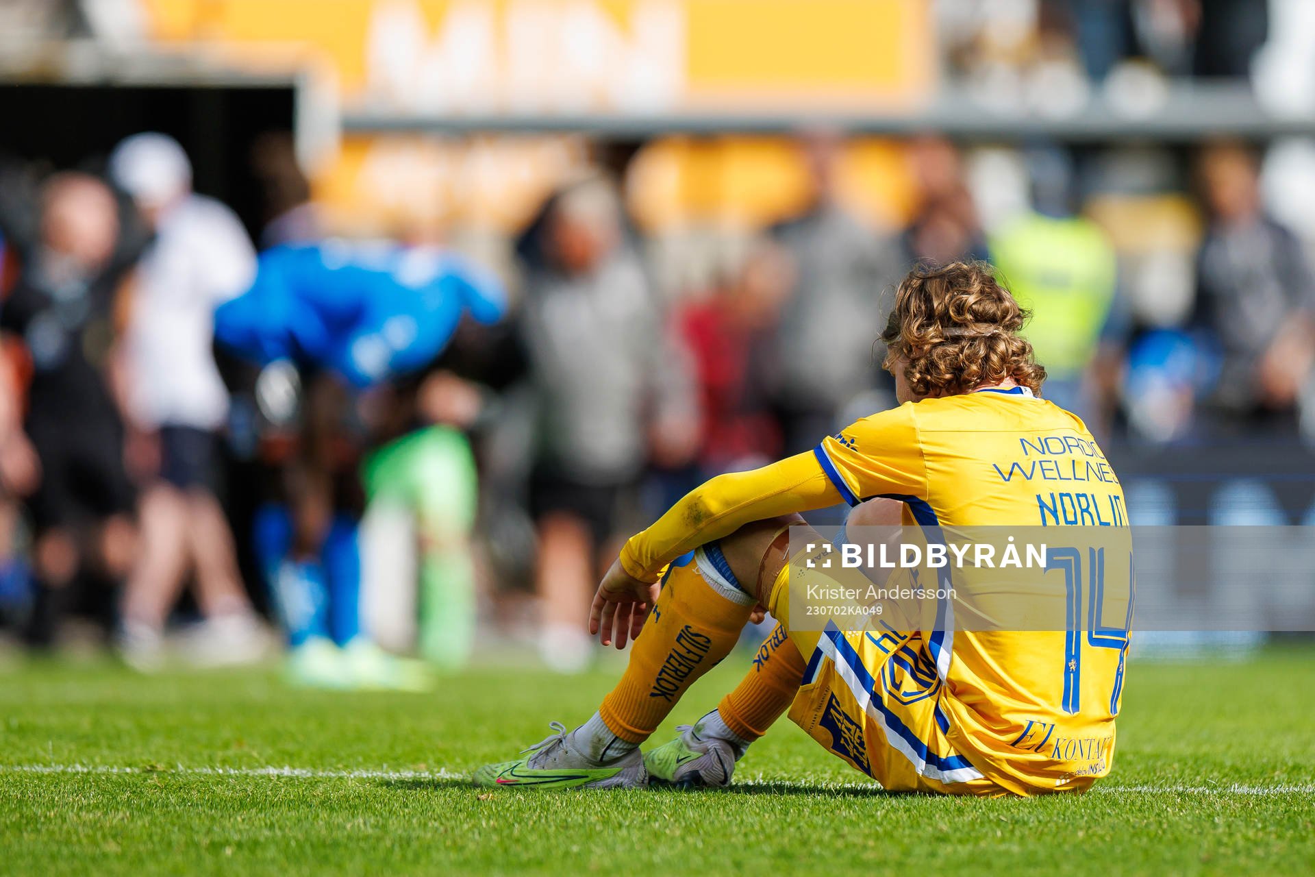 IFK Göteborgs Gustaf Norlin deppar