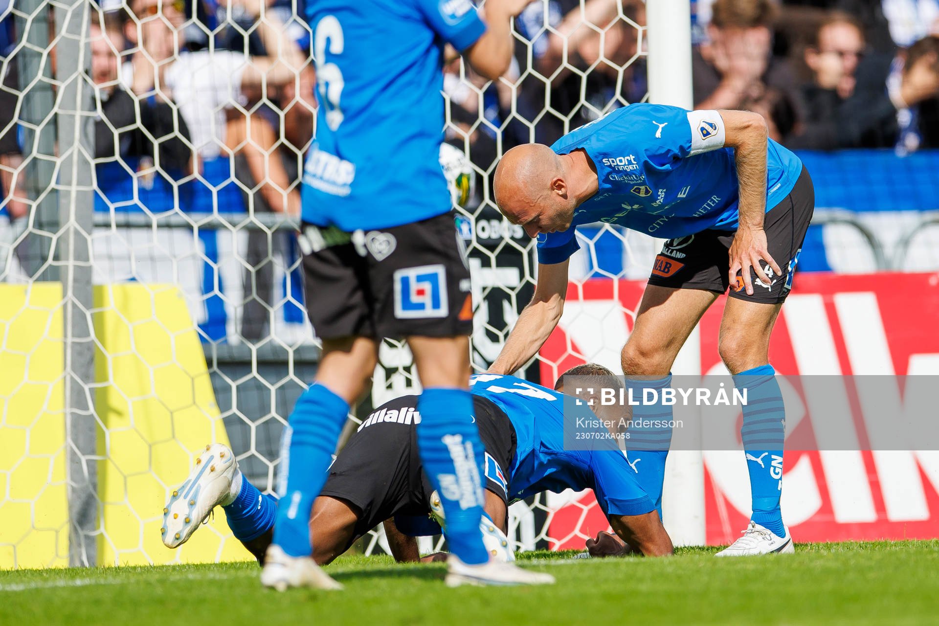 Halmstads Andreas Johansson och Phil Ofosu-Ayeh
