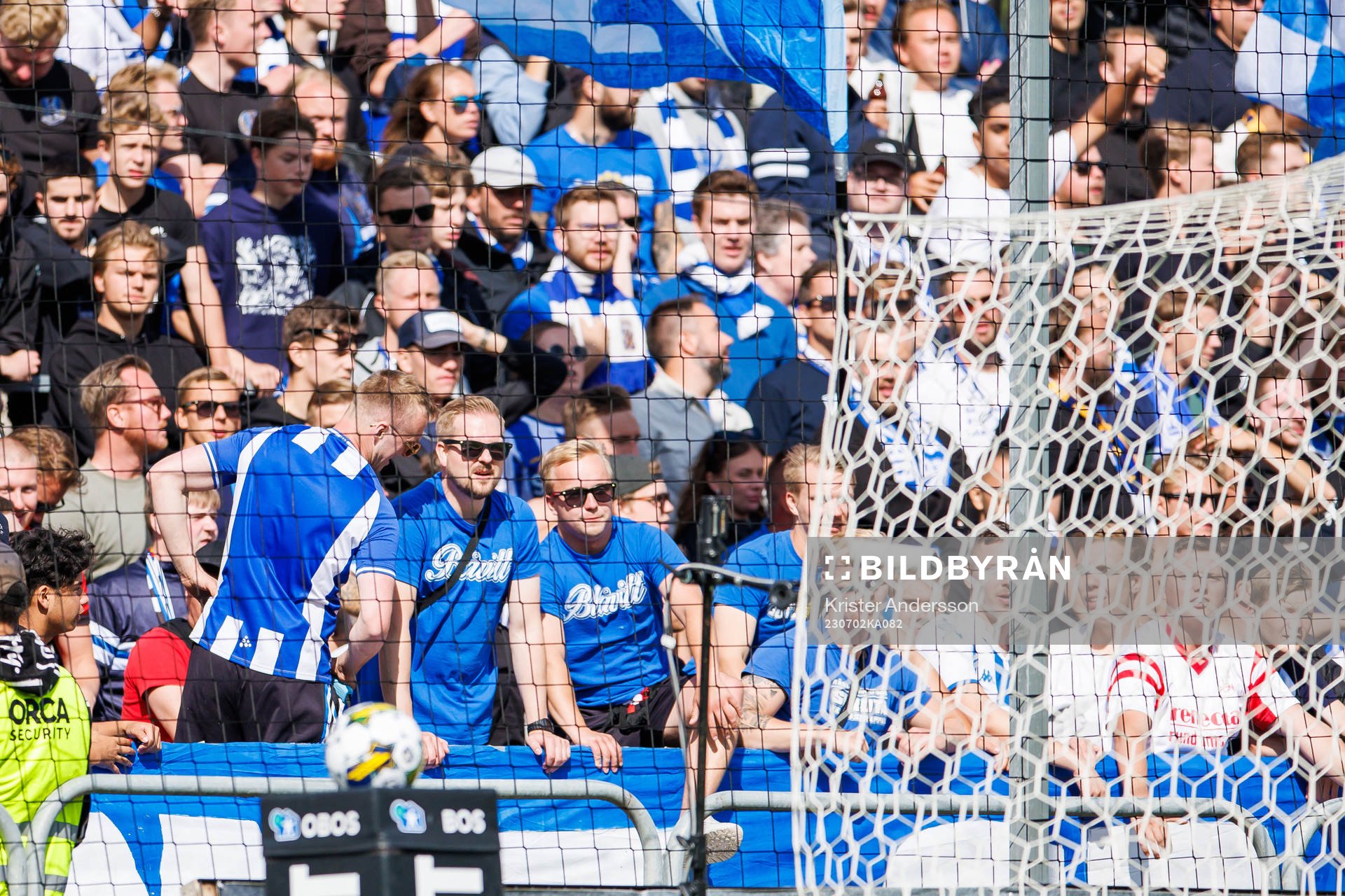 under fotbollsmatchen i Allsvenskan mellan Halmstad och IFK